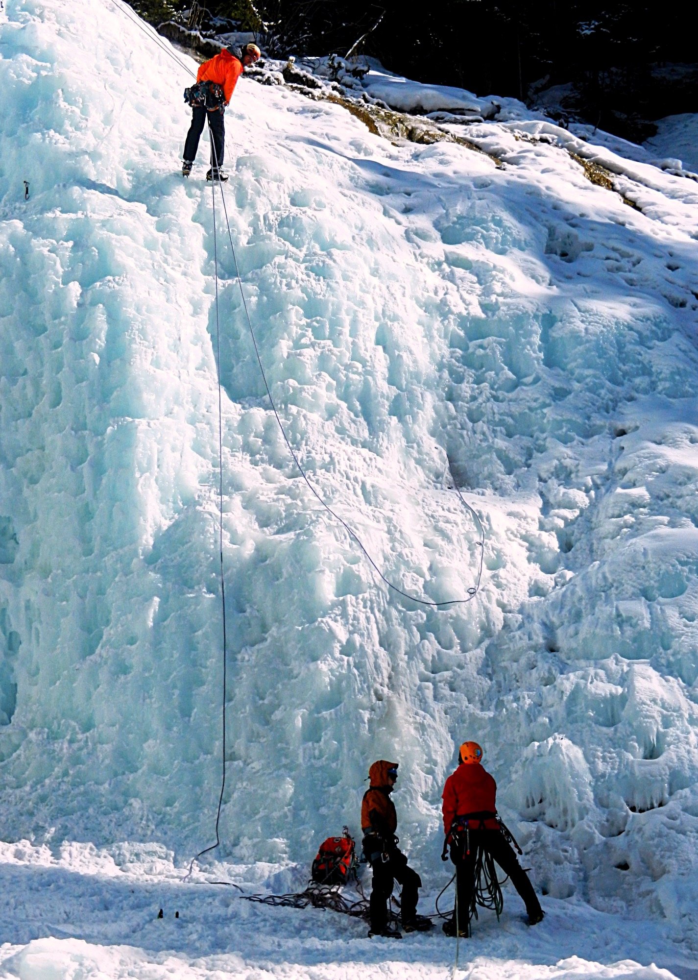 Ice climbing in Johnston Canyon, Banff National Park.jpg