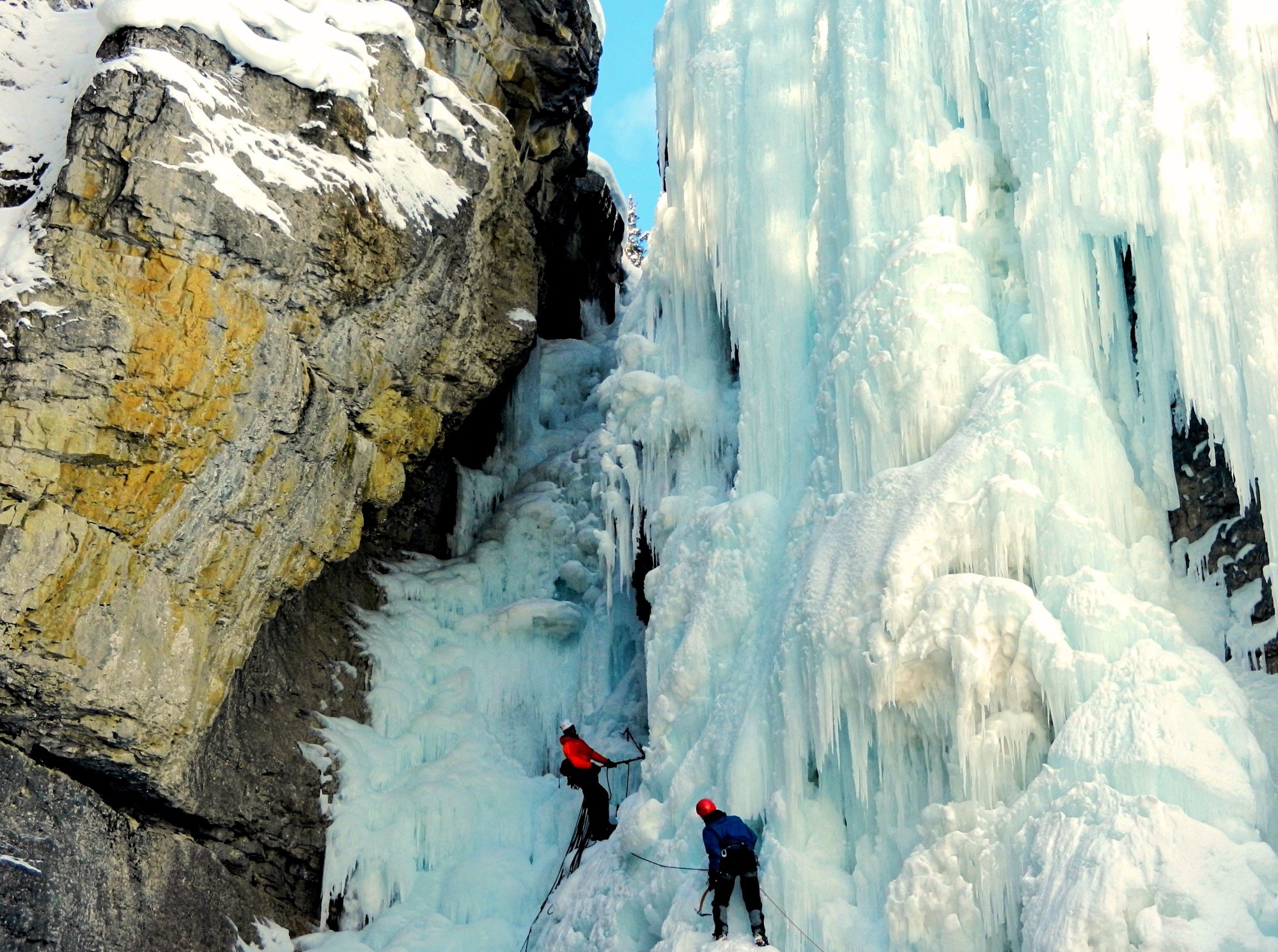 Ice climbing in the Rocky Mountains, Canada.jpg