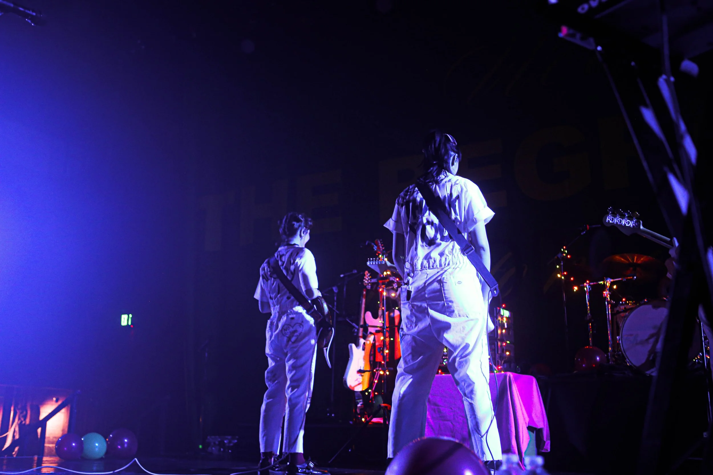 Genessa Garino and Lydia Knight of The Regrettes @ Fonda Theater (December 2023) 