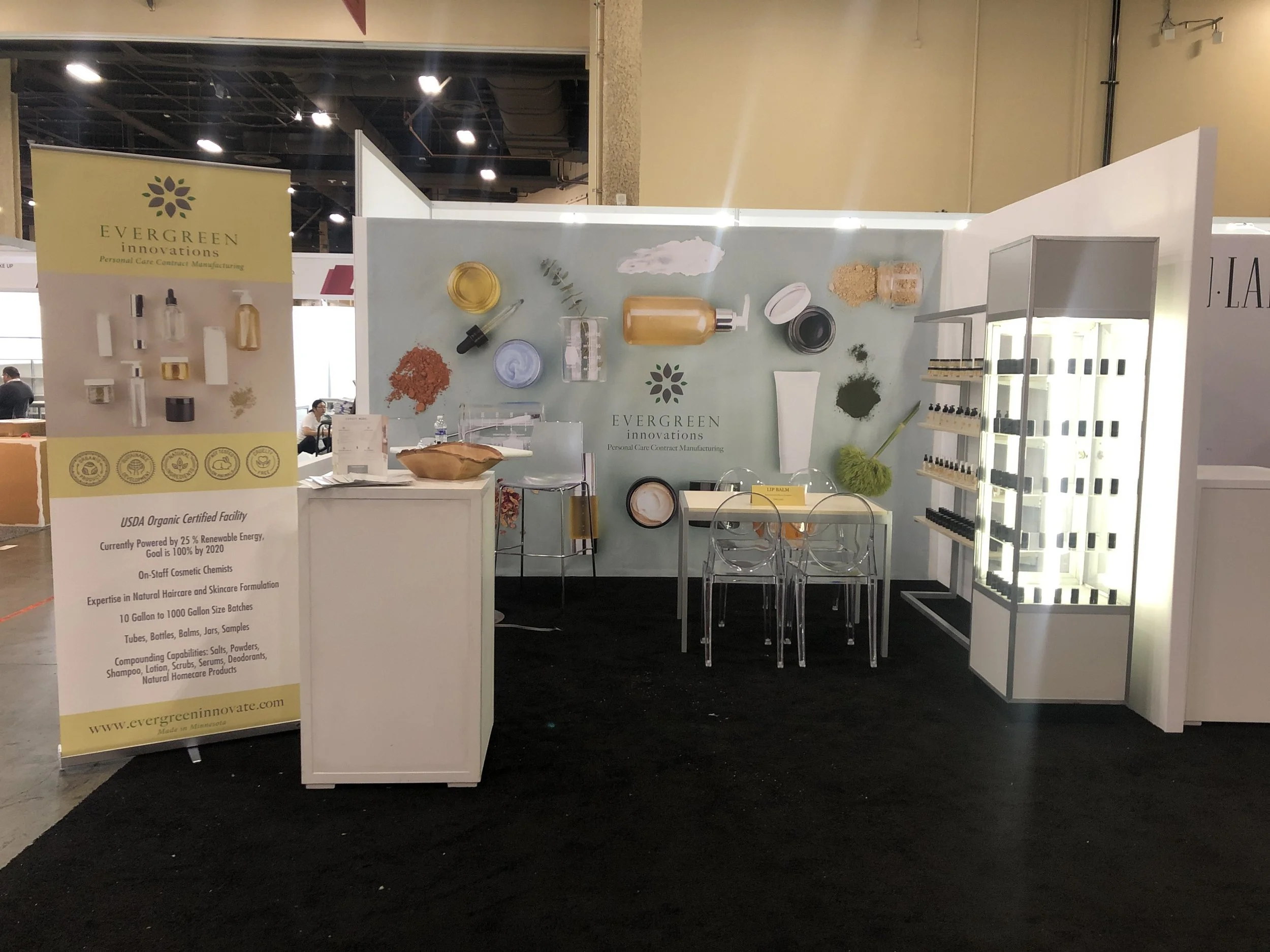 Booth photo at CosmoProf North America