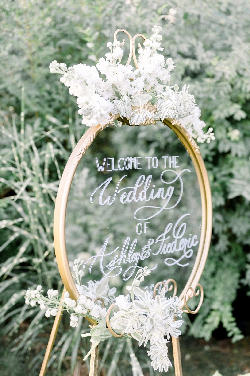 Cape-Cod-Backyard-Wedding-Welcome-Sign