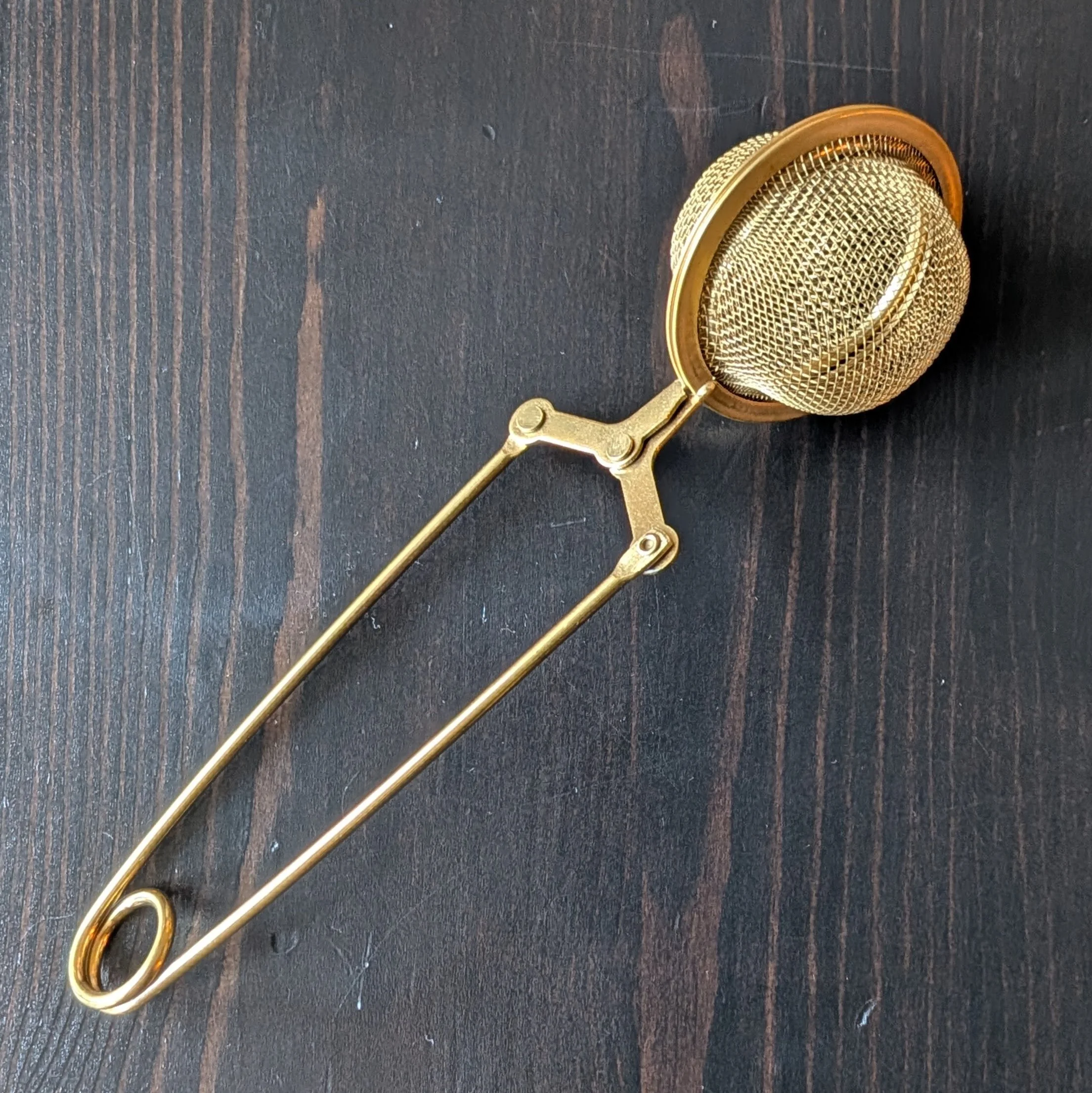 Golden Tea Strainer