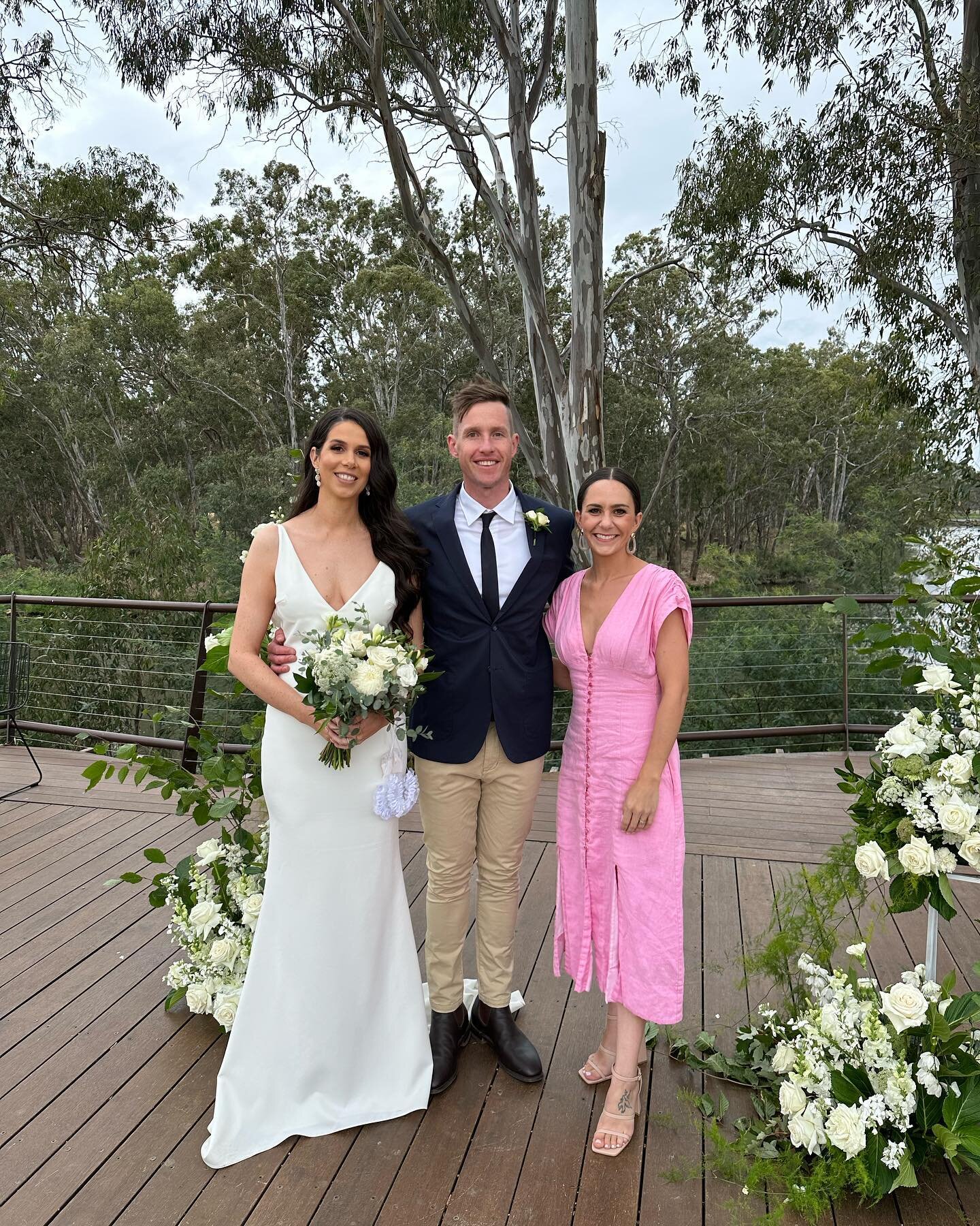 🖤 𝐌𝐫 &amp; 𝐌𝐫𝐬 𝐖𝐢𝐭𝐦𝐢𝐭𝐳 🖤

Just over a week ago I had the pleasure of pronouncing the lovely Sam &amp; Steph as husband &amp; wife. 

I may look small standing next to you two but certainly didn&rsquo;t feel it on the inside. Sam &amp; S