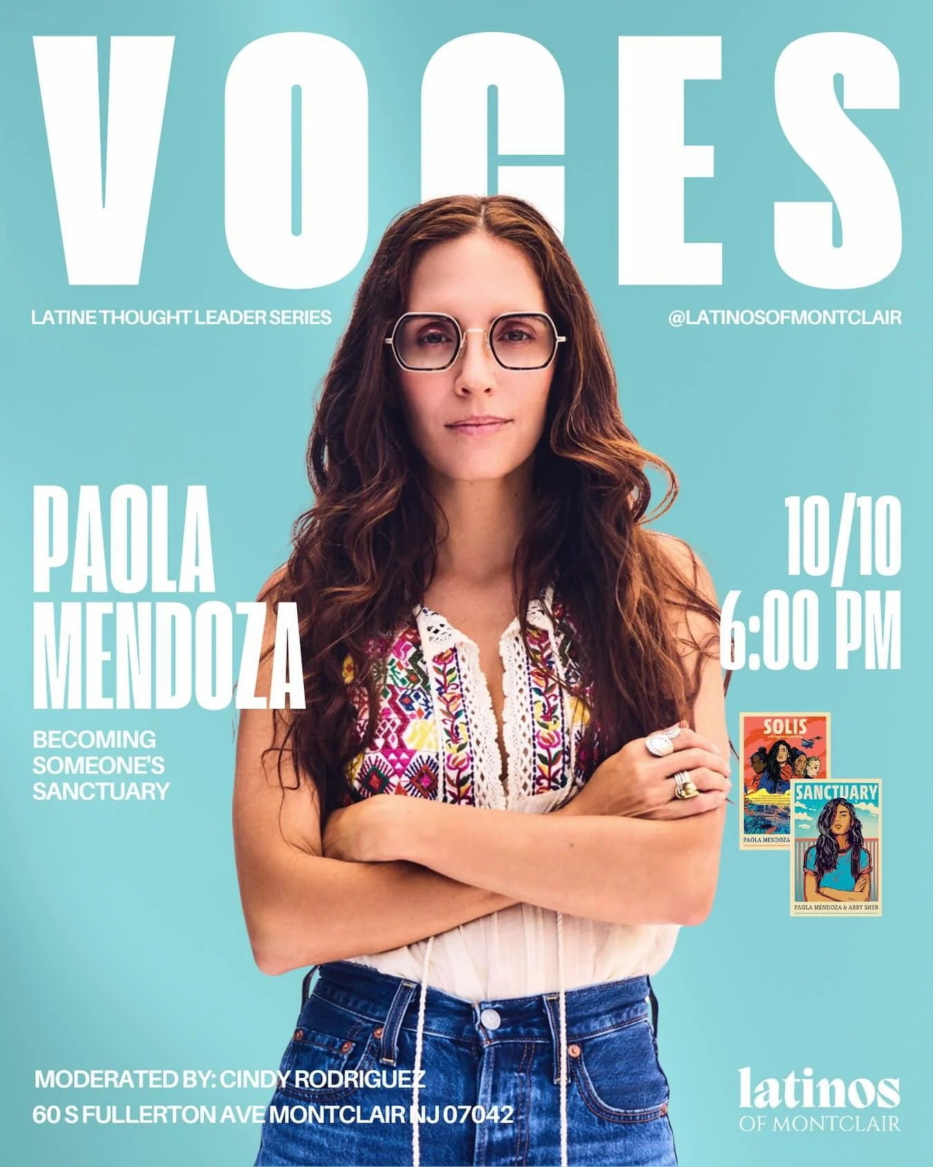 ✨ 𝙸𝚗𝚝𝚛𝚘𝚍𝚞𝚌𝚒𝚗𝚐 𝐕𝐎𝐂𝐄𝐒 ✨

A new thought leader series by 𝐋𝐚𝐭𝐢𝐧𝐨𝐬 𝐨𝐟 𝐌𝐨𝐧𝐭𝐜𝐥𝐚𝐢𝐫 amplifying the voices shaping Latinidad today and visions for our future.

We are proud to announce our first featured guest:
🎤 𝗣𝗮𝗼𝗹𝗮 ?