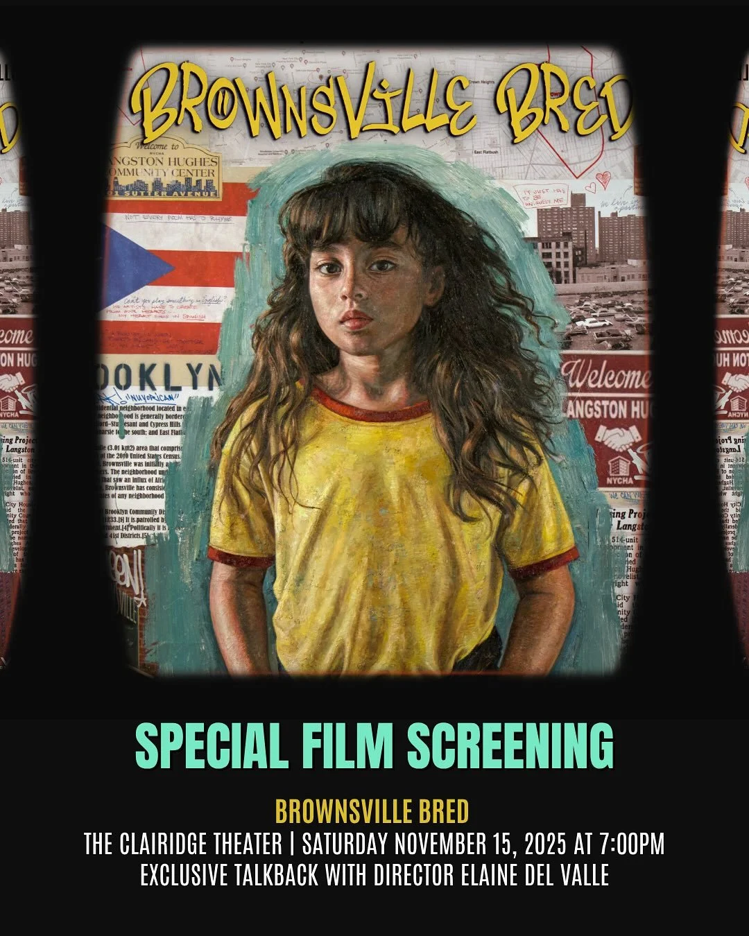 🎥 𝐁𝐑𝐎𝐖𝐍𝐒𝐕𝐈𝐋𝐋𝐄 𝐁𝐑𝐄𝐃 - 𝘚𝘱𝘦𝘤𝘪𝘢𝘭 𝘚𝘤𝘳𝘦𝘦𝘯𝘪𝘯𝘨 𝘢𝘵 𝘛𝘩𝘦 𝘊𝘭𝘢𝘪𝘳𝘪𝘥𝘨𝘦! 

Latinos of Montclair invites you to the NJ premier of 𝗕𝗿𝗼𝘄𝗻𝘀𝘃𝗶𝗹𝗹𝗲 𝗕𝗿𝗲𝗱, the critically acclaimed coming-of-age film written and di