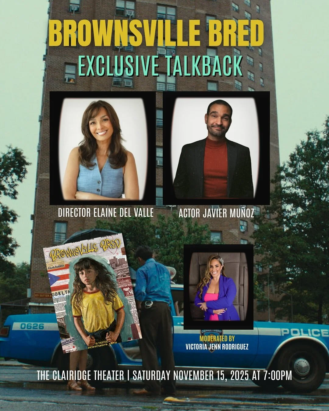 🎥 𝐁𝐑𝐎𝐖𝐍𝐒𝐕𝐈𝐋𝐋𝐄 𝐁𝐑𝐄𝐃 - 𝘚𝘱𝘦𝘤𝘪𝘢𝘭 𝘚𝘤𝘳𝘦𝘦𝘯𝘪𝘯𝘨 𝘢𝘵 𝘛𝘩𝘦 𝘊𝘭𝘢𝘪𝘳𝘪𝘥𝘨𝘦!
&zwnj;
Latinos of Montclair invites you to the NJ premier screening of 𝗕𝗿𝗼𝘄𝗻𝘀𝘃𝗶𝗹𝗹𝗲 𝗕𝗿𝗲𝗱, the critically acclaimed coming-of-age film