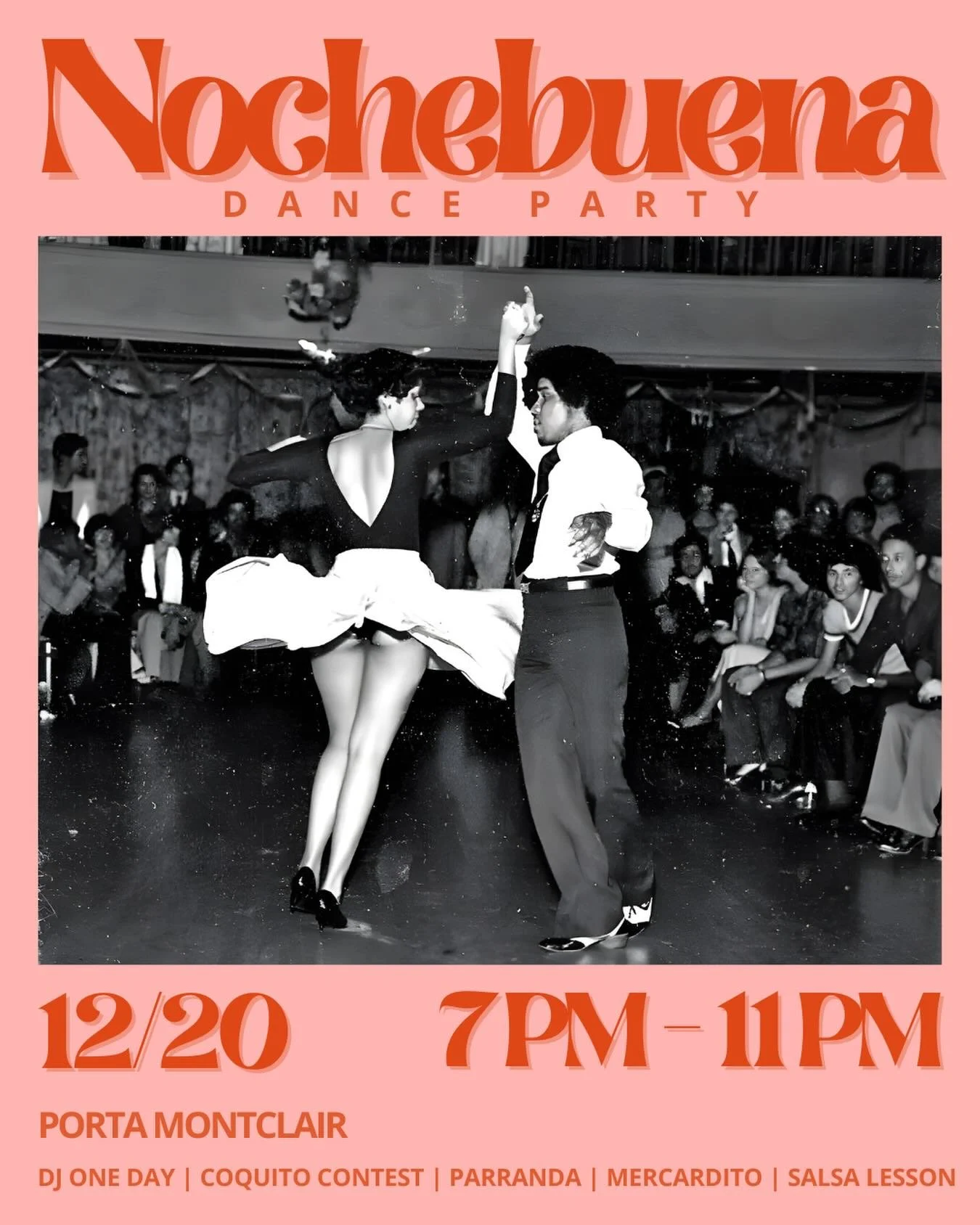 🎄 𝙽𝙾𝙲𝙷𝙴𝙱𝚄𝙴𝙽𝙰 𝙳𝙰𝙽𝙲𝙴 𝙿𝙰𝚁𝚃𝚈 🎄

Get ready to close out the year with pura alegr&iacute;a, buena m&uacute;sica, and the warm holiday spirit of our community. Pull out your ugly sweaters, your best holiday fits, and join us for a Noch