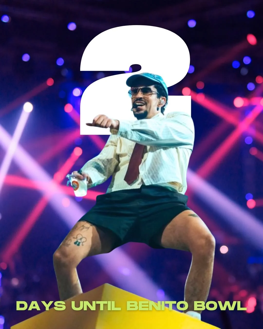 🏈⭐️ 𝗕𝗘𝗡𝗜𝗧𝗢 𝗕𝗢𝗪𝗟 ⭐️🏈
&zwnj;
Join us for 𝗕𝗘𝗡𝗜𝗧𝗢 𝗕𝗢𝗪𝗟 a one-of-a-kind Super Bowl LX watch party celebrating a historic, first-ever all&ndash;Spanish halftime performance, while centering our cultura, community, &amp; love for Ameri