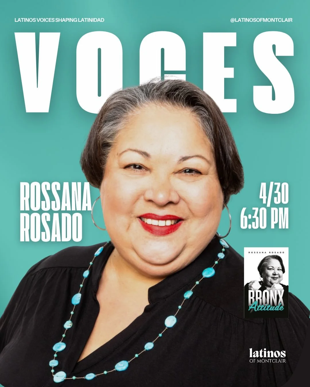 ⭐️ 𝐑𝐎𝐒𝐒𝐀𝐍𝐀 𝐑𝐎𝐒𝐀𝐃𝐎 ⭐️ 

Join us for an evening with Rossana Rosado &mdash; journalist, leader, and author of 𝘉𝘳𝘰𝘯𝘹 𝘈𝘵𝘵𝘪𝘵𝘶𝘥𝘦.

From the Bronx to leading one of the country&rsquo;s most influential Spanish language newspapers ?