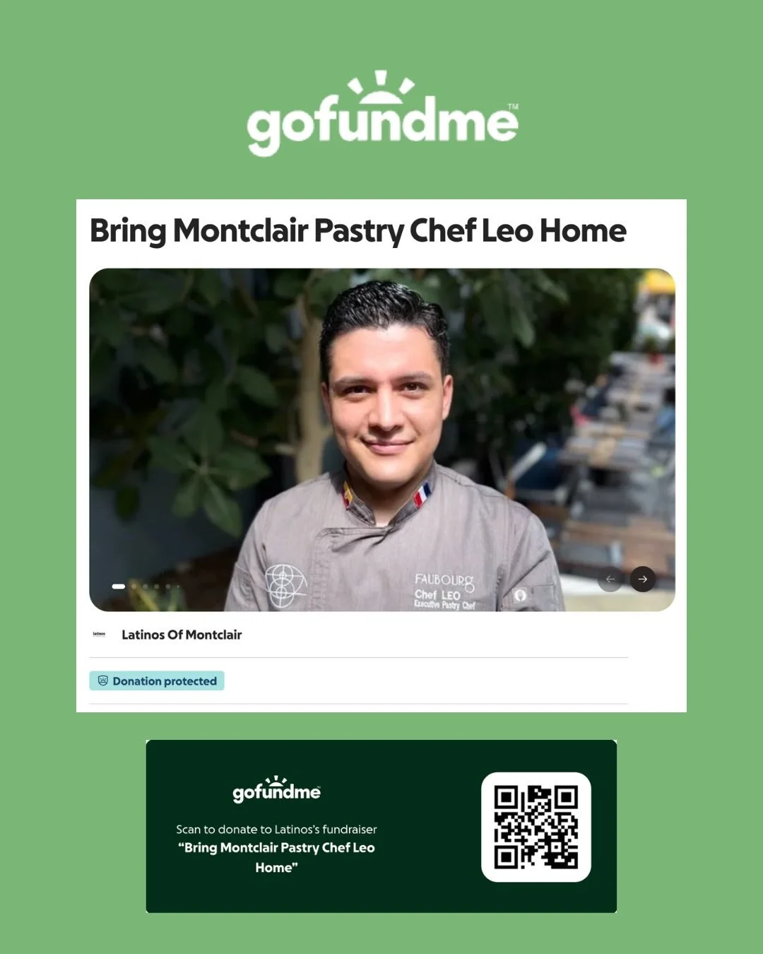 #𝗕𝗿𝗶𝗻𝗴𝗟𝗲𝗼𝗛𝗼𝗺𝗲 💛 

A few weeks ago, Leo stood in our kitchen and made our community something sweet. Leo is a gifted pastry chef who helped make our Latinos of Montclair tasting event a success &mdash;sharing his craft and his warmth with