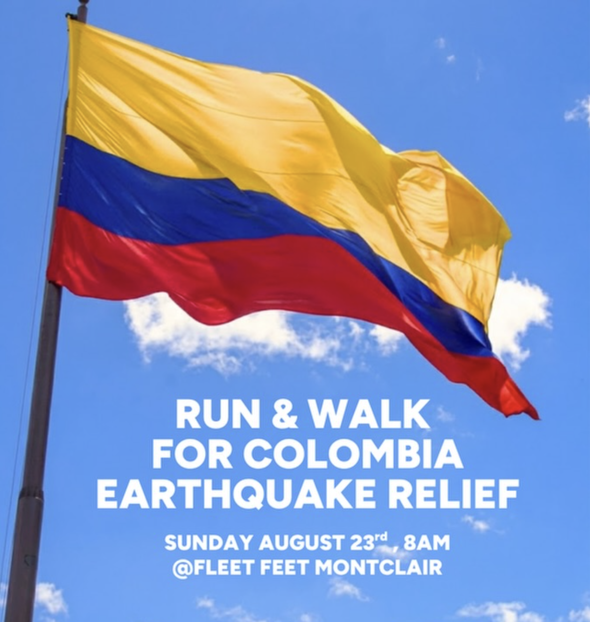 Run & Walk - Colombia Earthquake Relief