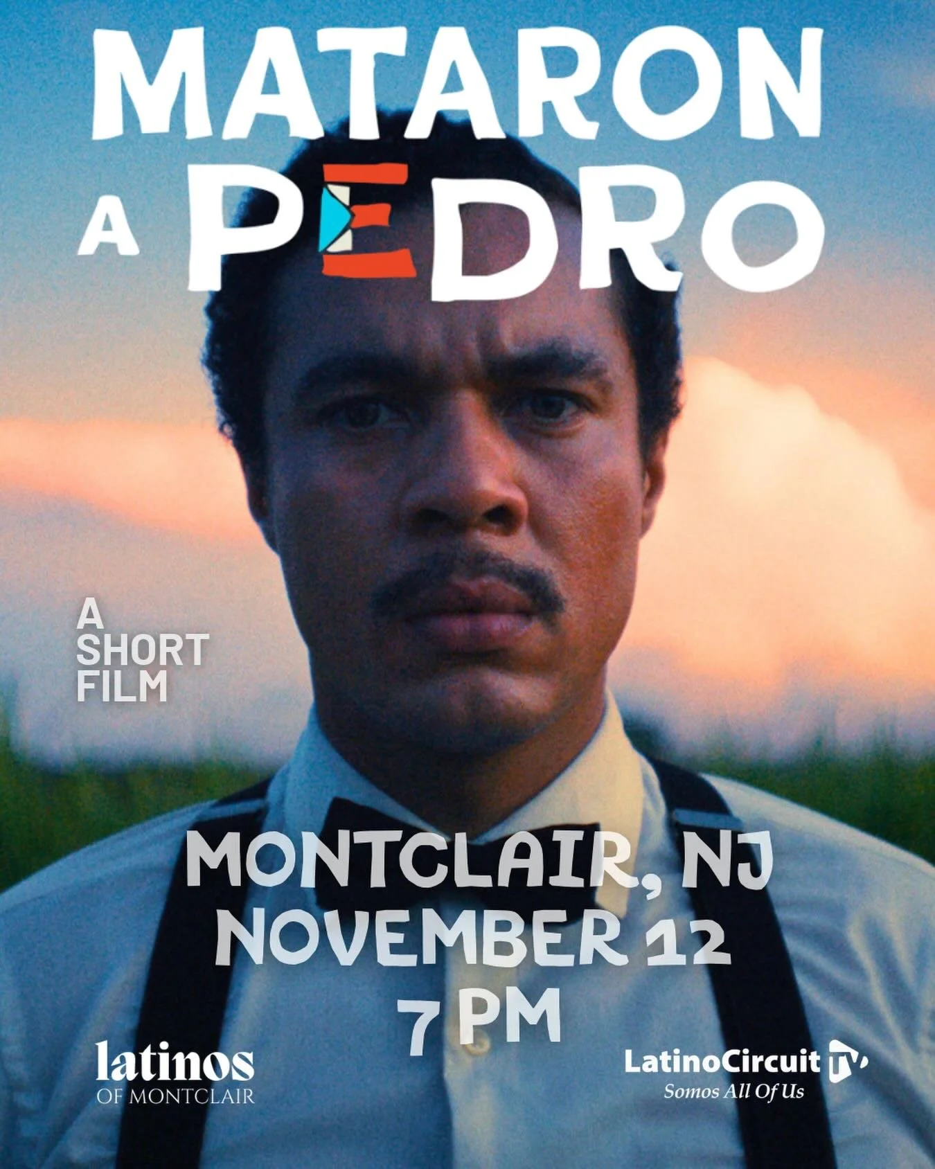 🎬 𝐌𝐀𝐓𝐀𝐑𝐎𝐍 𝐀 𝐏𝐄𝐃𝐑𝐎 𝗺𝗮𝗸𝗲𝘀 𝗶𝘁𝘀 𝗡𝗲𝘄 𝗝𝗲𝗿𝘀𝗲𝘆 𝗽𝗿𝗲𝗺𝗶𝗲𝗿𝗲 𝗶𝗻 𝗠𝗼𝗻𝘁𝗰𝗹𝗮𝗶𝗿 🇵🇷
&zwnj;
Join us for a night of film, Bomba, and conversation with the artists who brought Pedro Albizu Campos&rsquo;s untold story to t