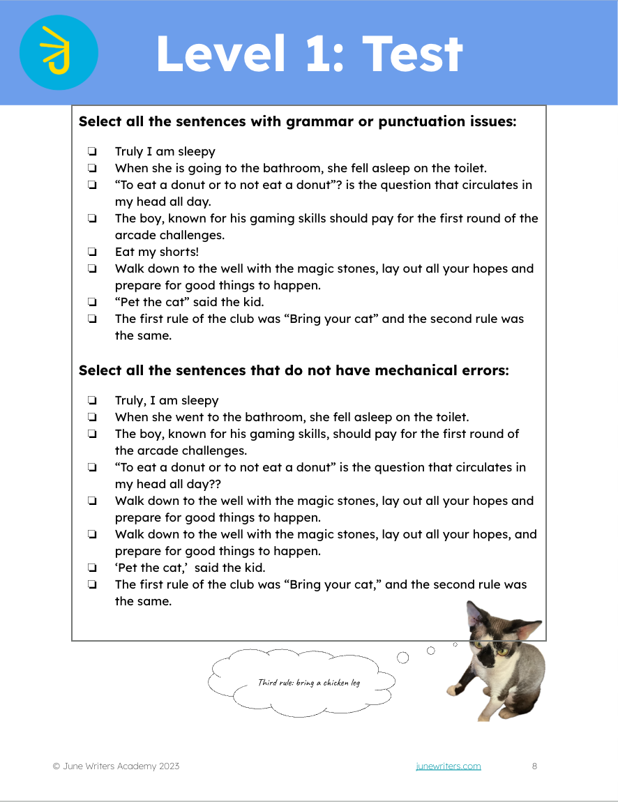 Complete Level 1 Print Curriculum