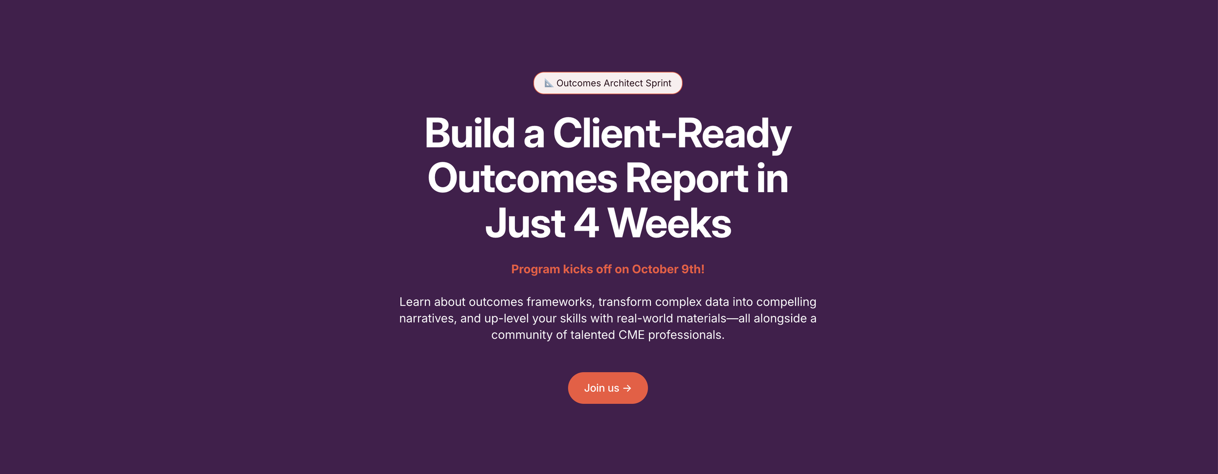 Outcomes Reports