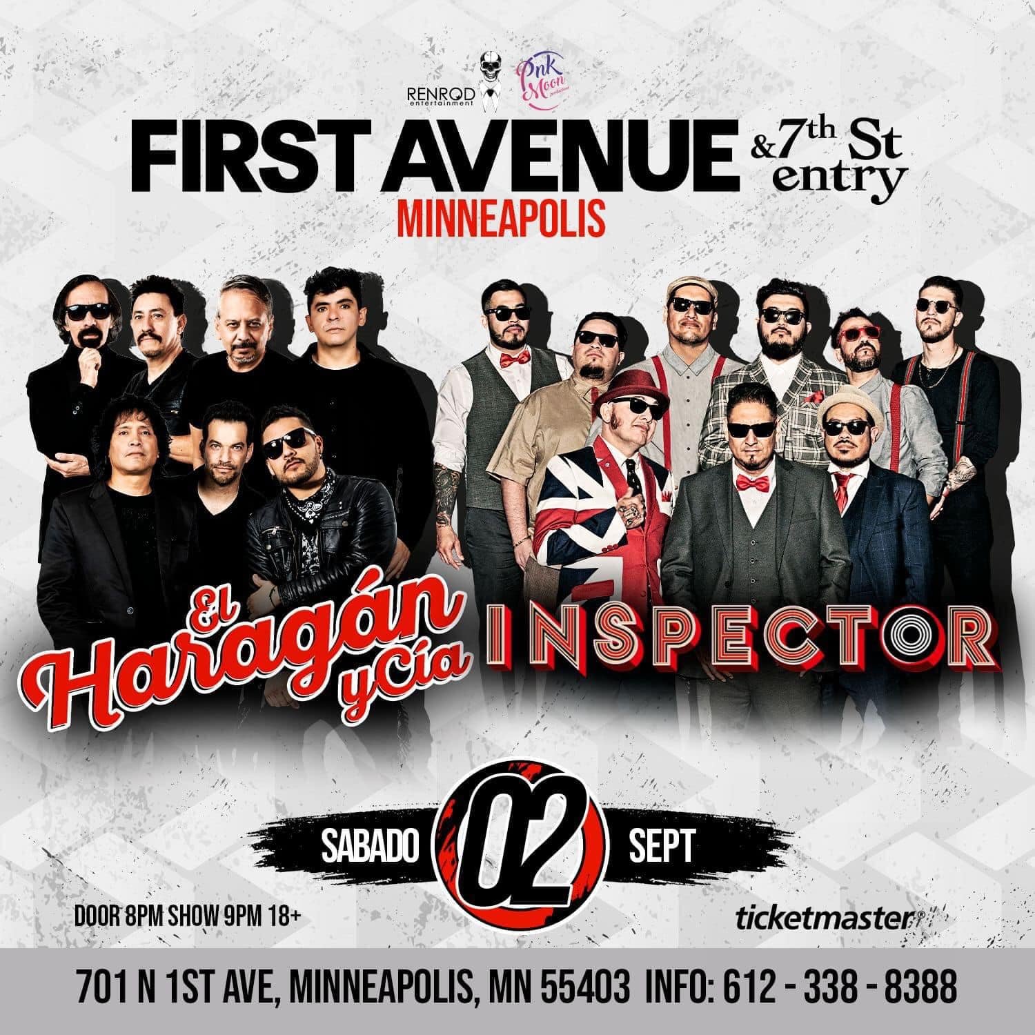 Inspector + El Haragan y Cia en el First Avenue