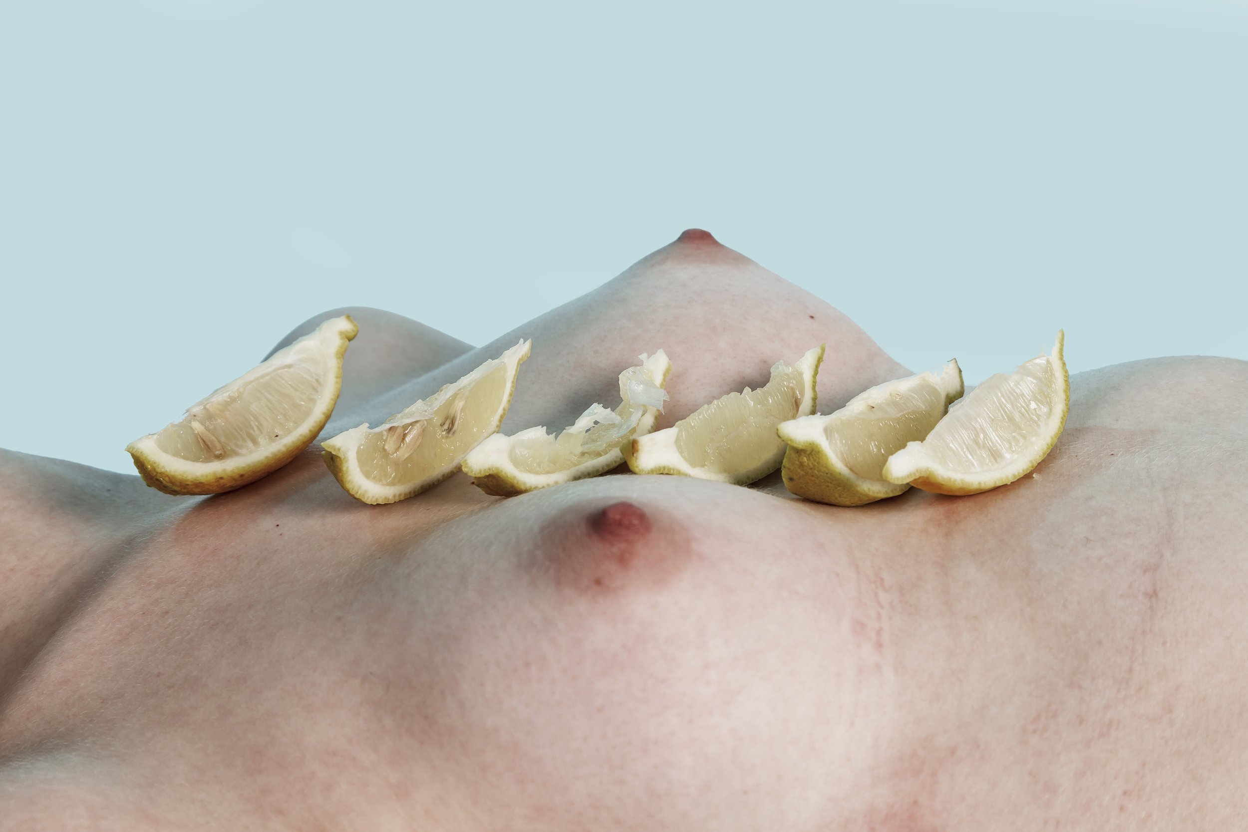 untitled (breasts with lemon slices)