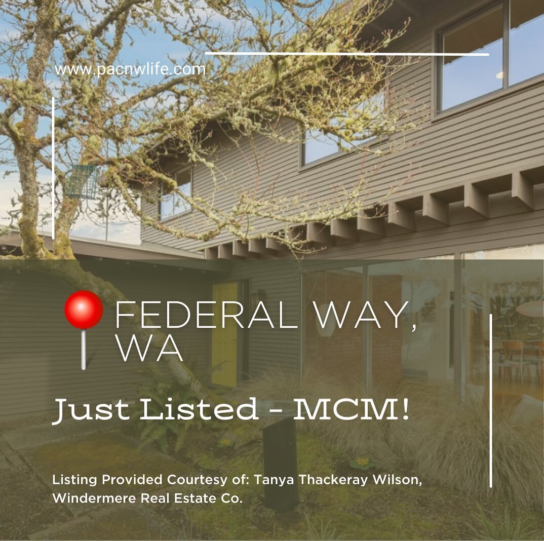 Just listed in Federal Way, WA! 

Built: 1966
Size: 2,740 sqft
Bedrooms: 5
Bathrooms: 3
Garage: 2
Extra: mid century modern era floating staircase &amp; conversation pit!
This lovingly restored mid century home provides the swanky relaxing lifestyle 