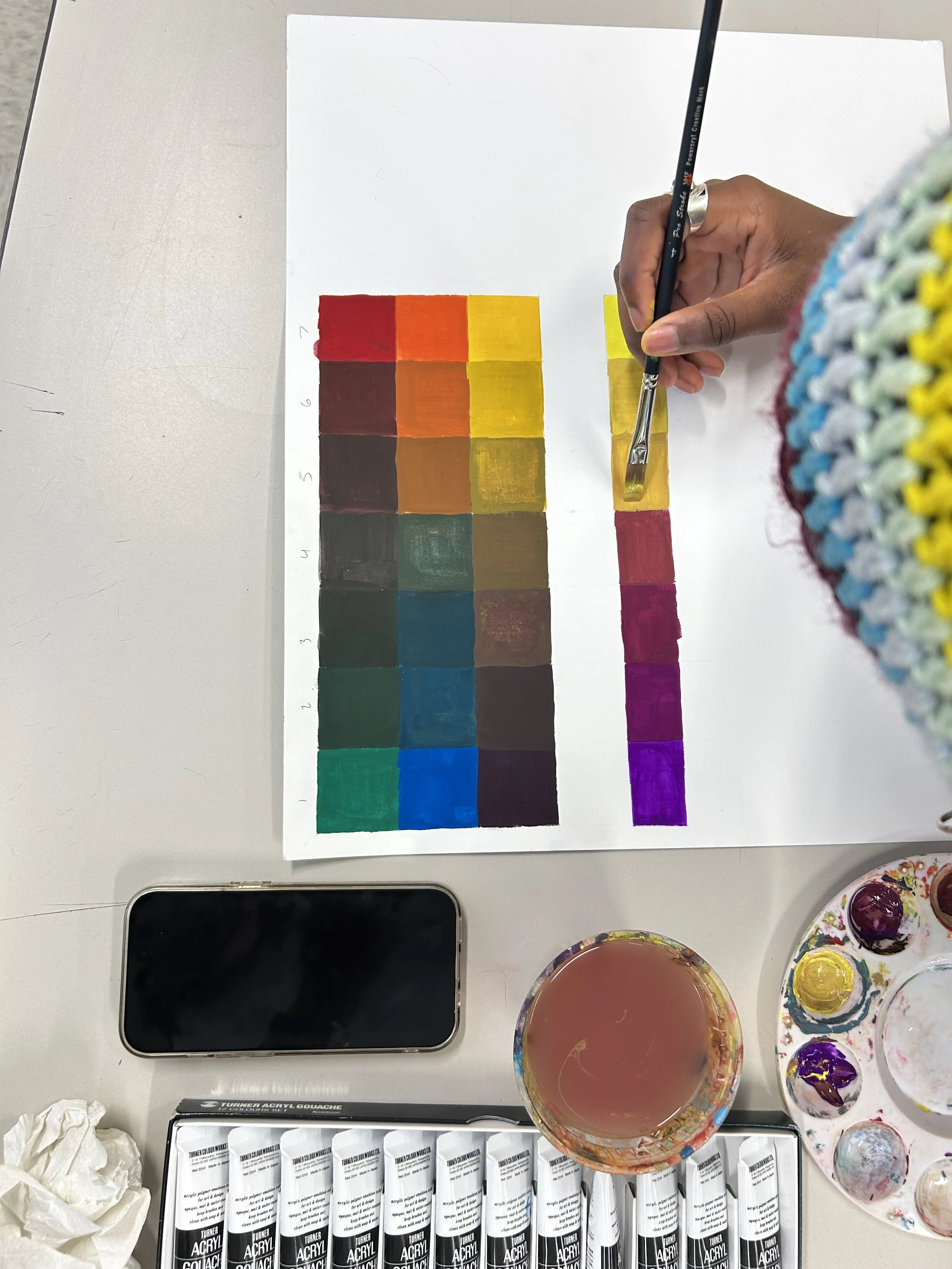2D color studies, 2025