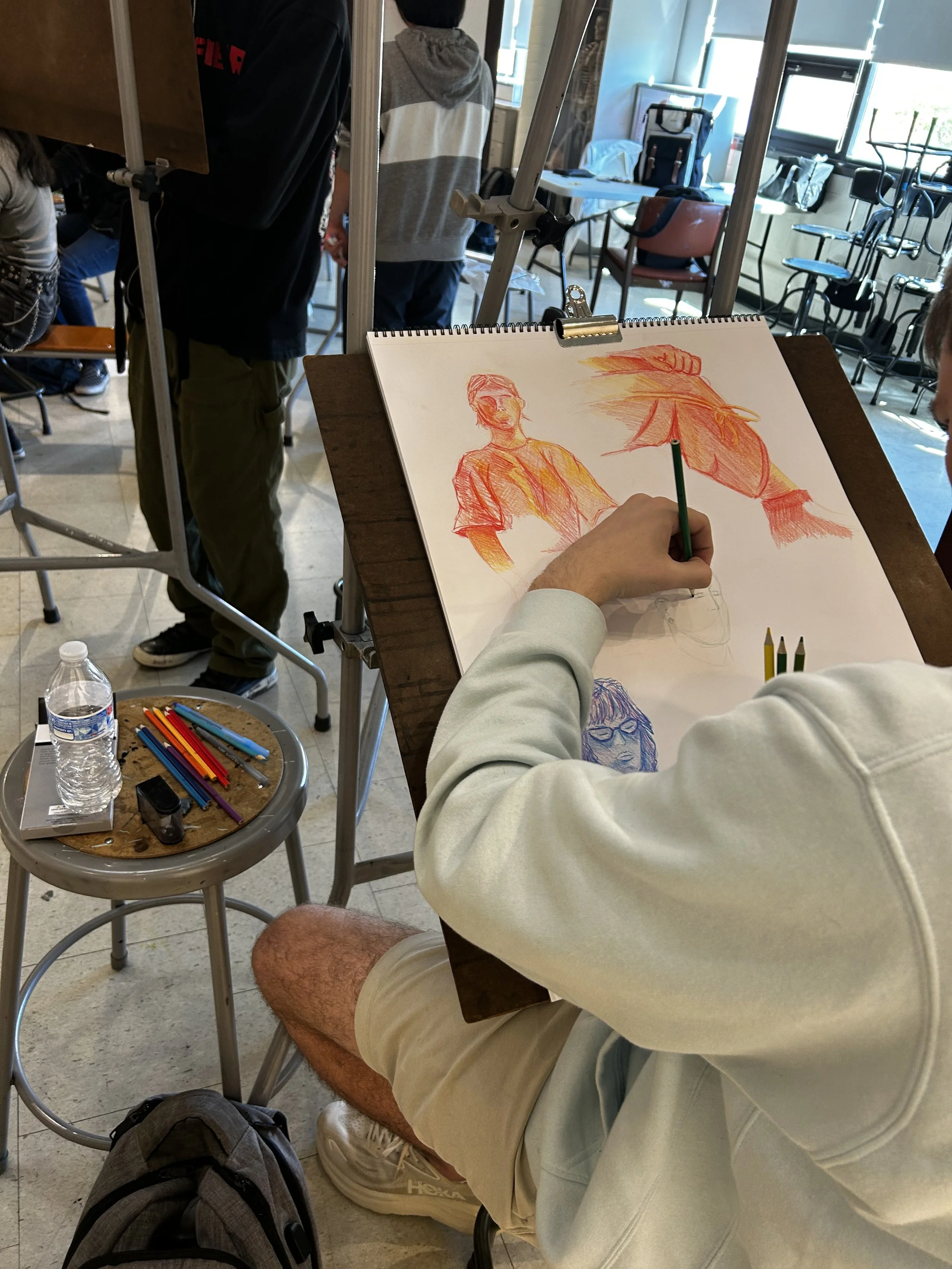 Color play in Figure drawing, 2026