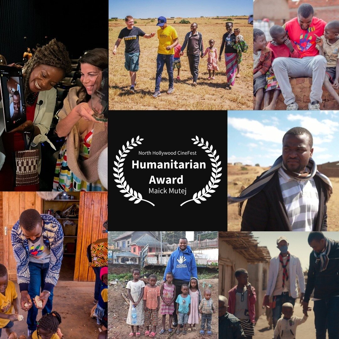 Exciting News! @FindingUbuntu won the prestigious award for Best Documentary Short @NorthHollywoodCinefest and our very own inspirational protagonist @MaickMutej8 of Finding Ubuntu was honored with the prestigious Humanitarian Award! 🏆🎥
@SplicerFil