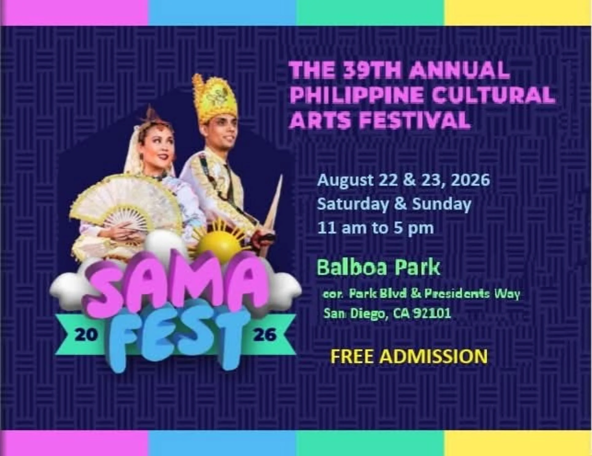 SAMAFEST 2026 - 39th Philippine Cultural Arts Festival