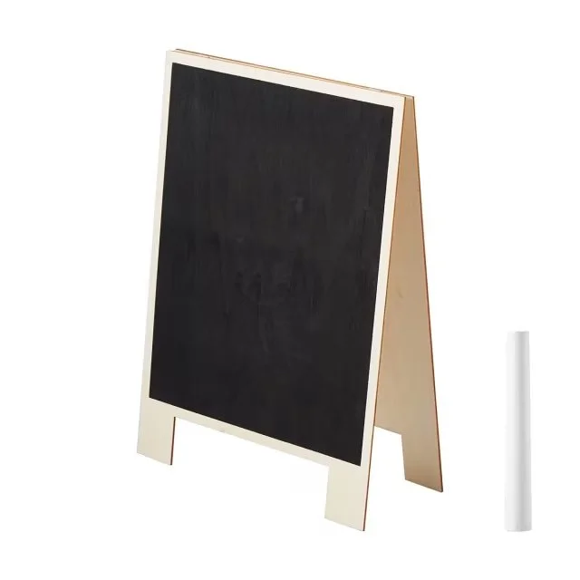 Blackboard Easel with Chalk