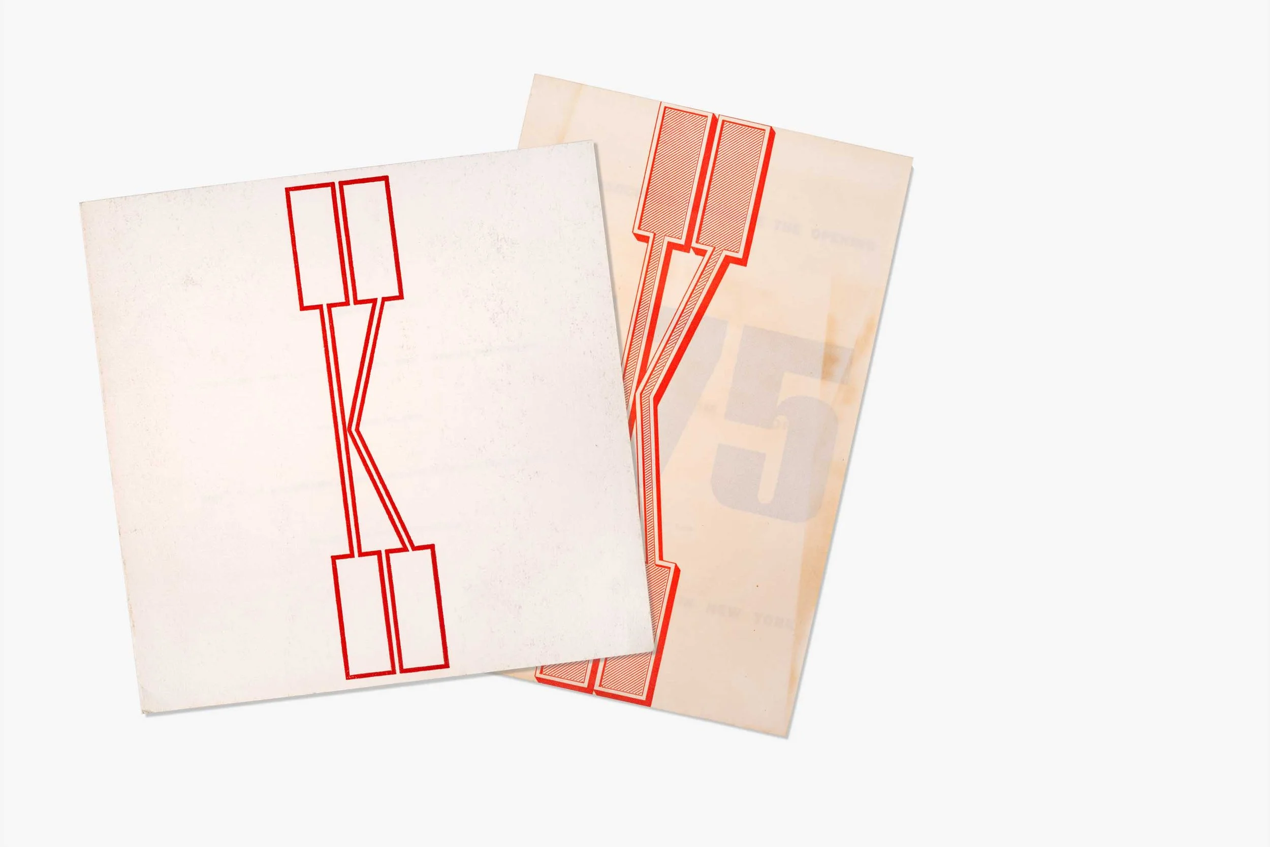 Herbert Matter/Knoll Associates, Invitation Flyers, 1950s, 1960s