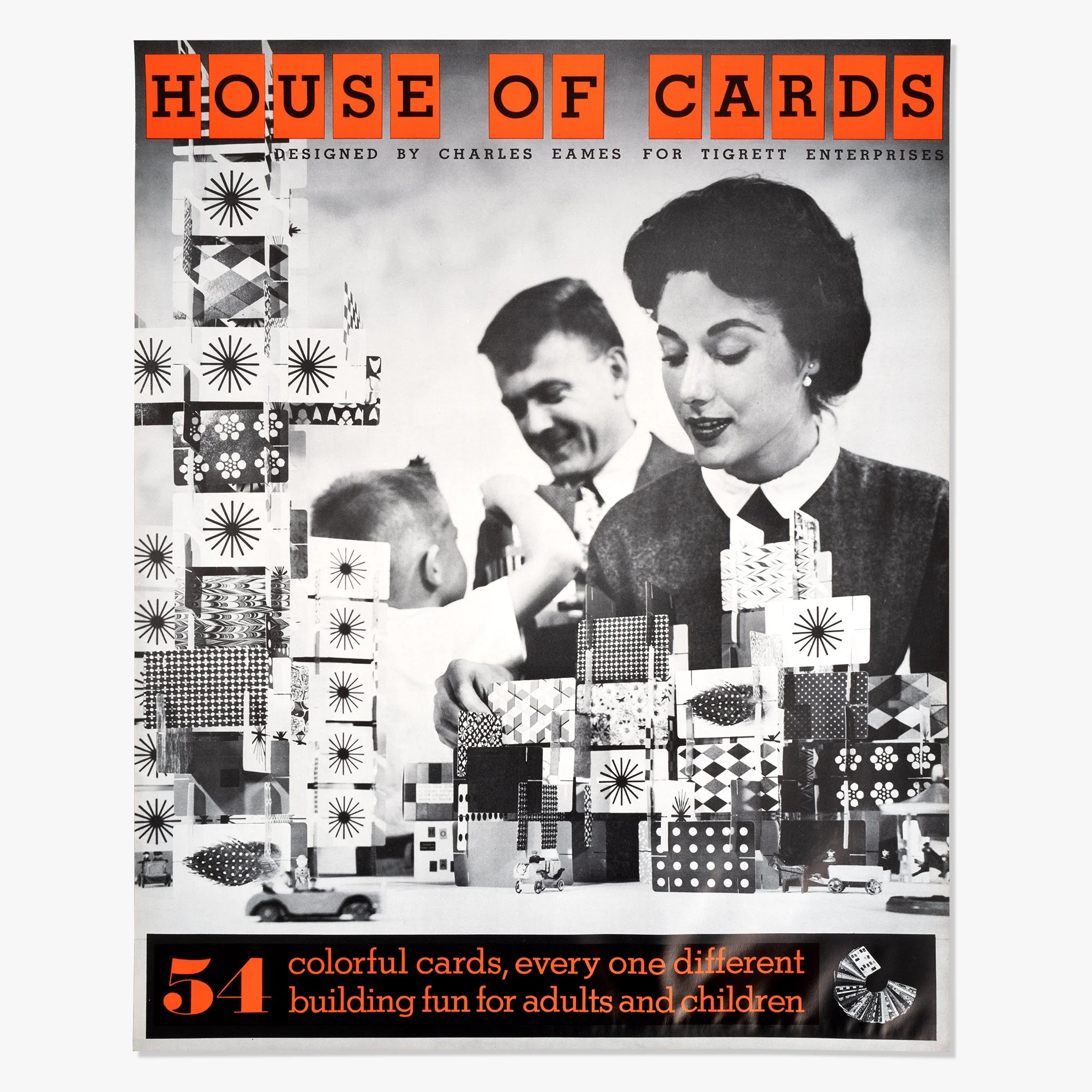 Eames, House Of Cards Poster, 1951