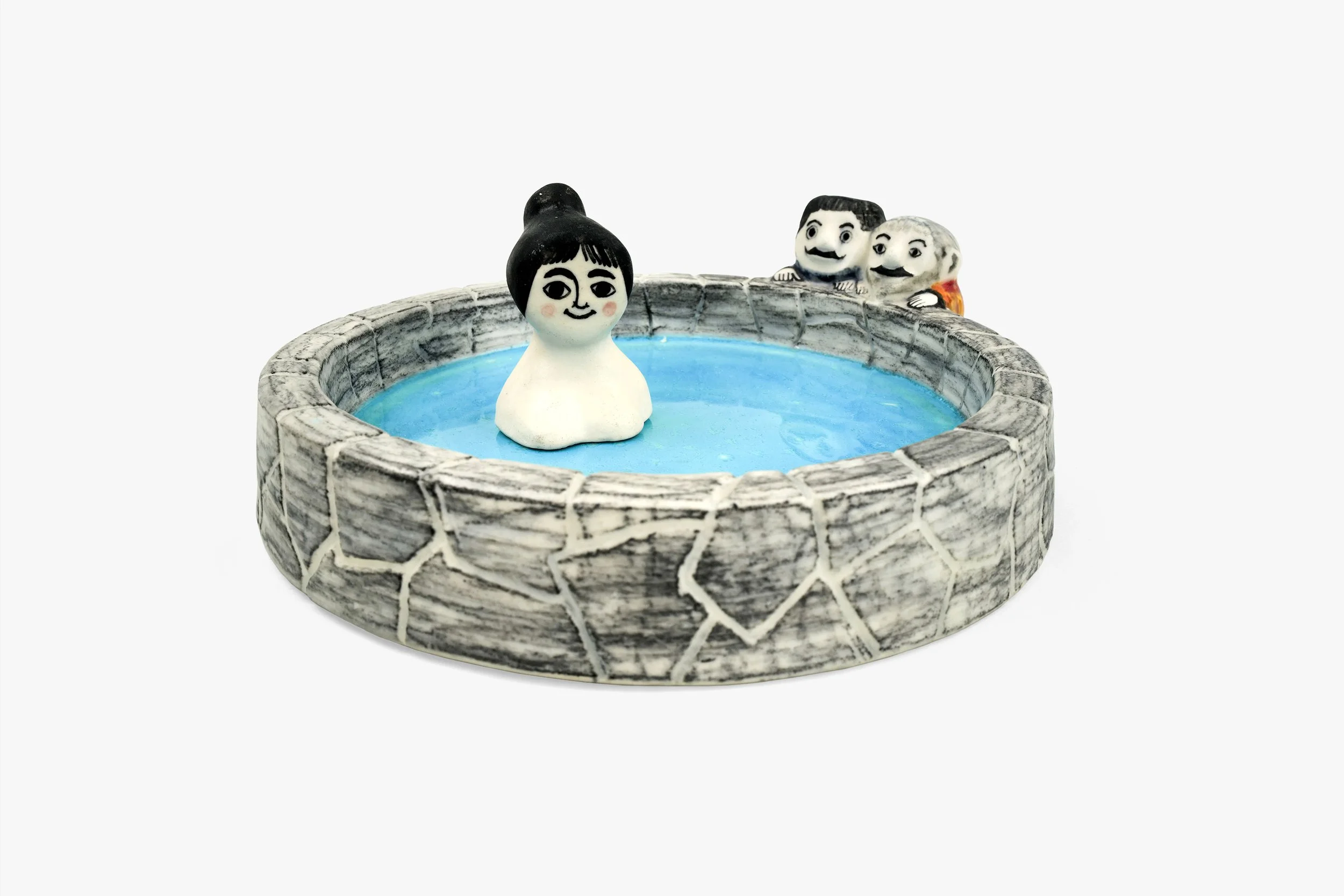 Giancarlo Tunsi Girard,
Tunsi Ceramic, "Lady in pool", ca. 1961