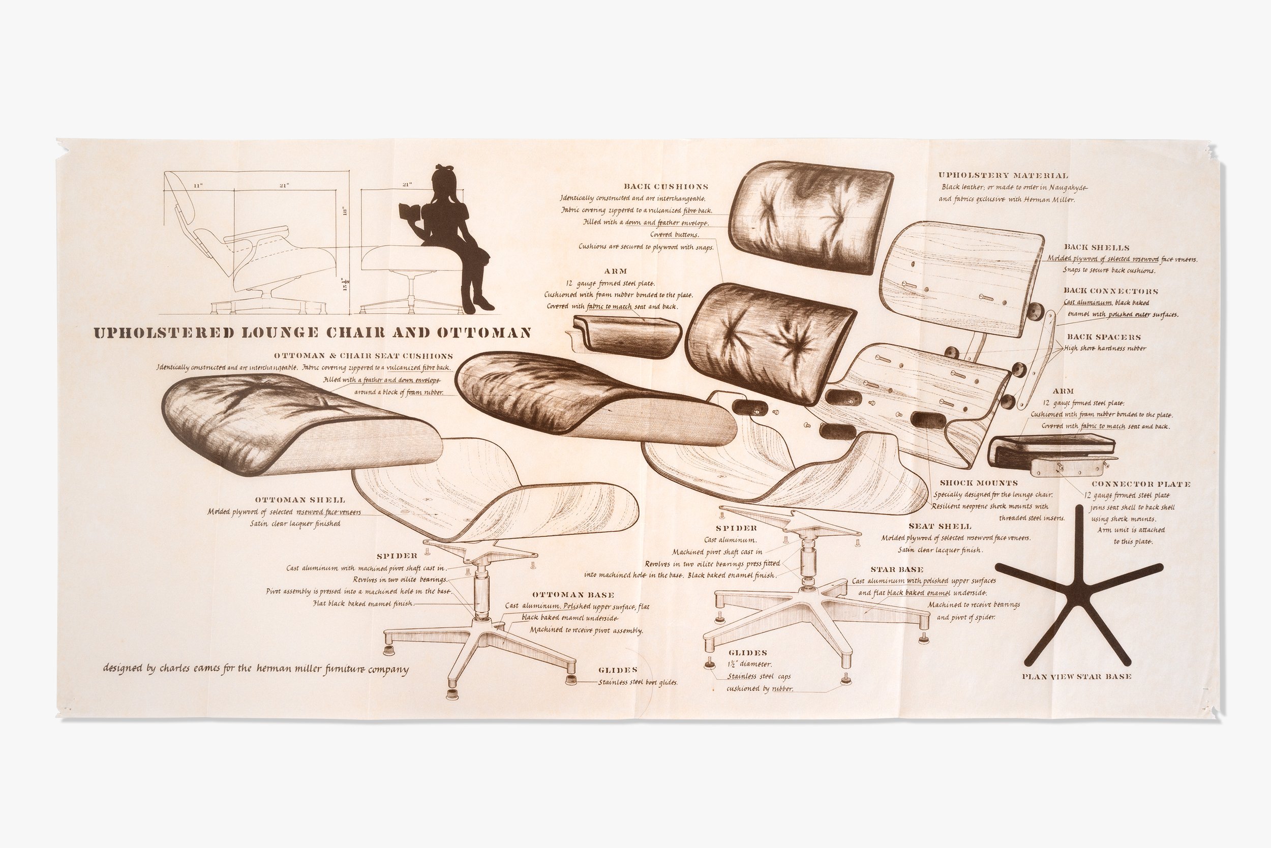 Eames/Herman Miller, Lounge Chair Explosion Promotion, 1956