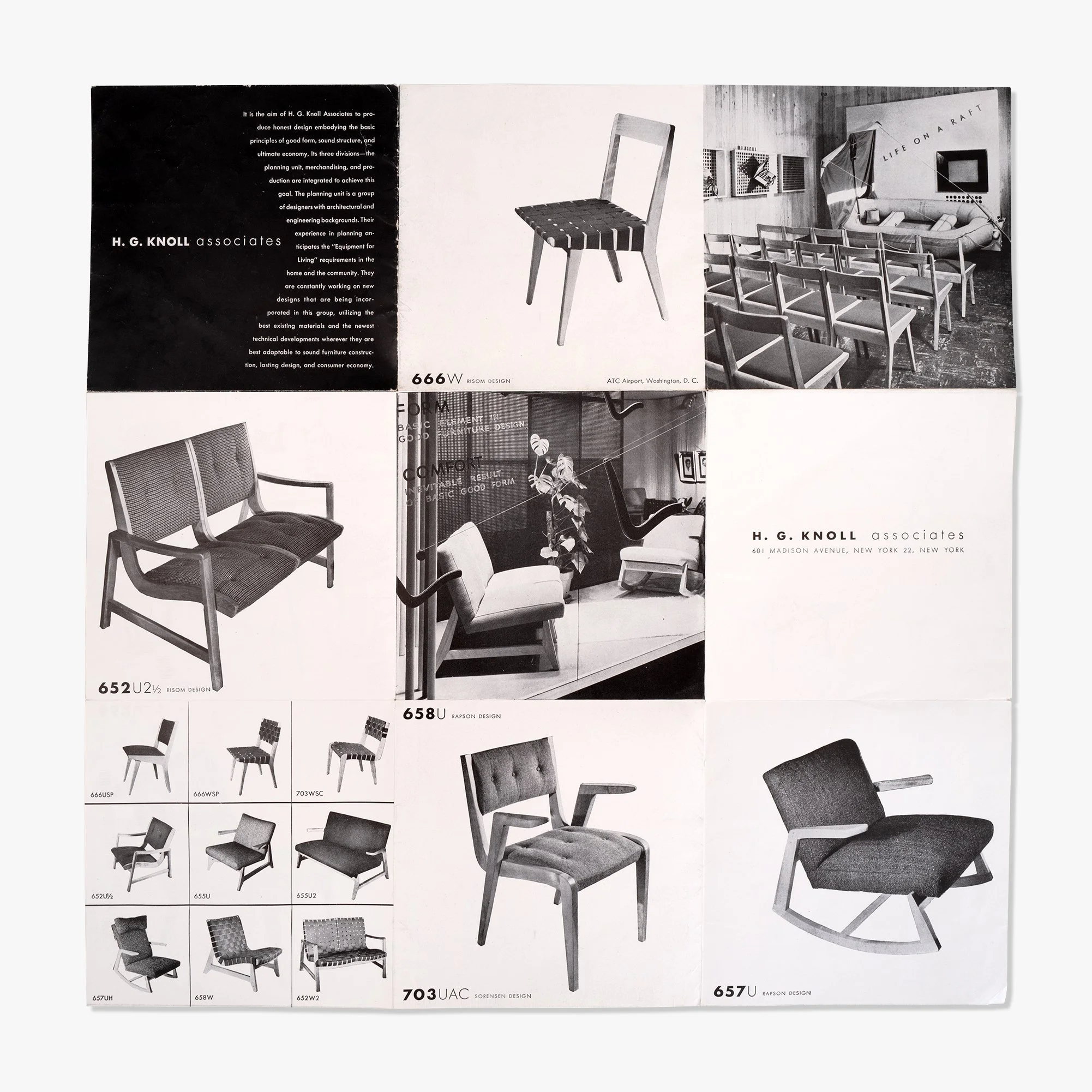 Herbert Matter, H.G.Knoll Associates Booklet, 1945-1946