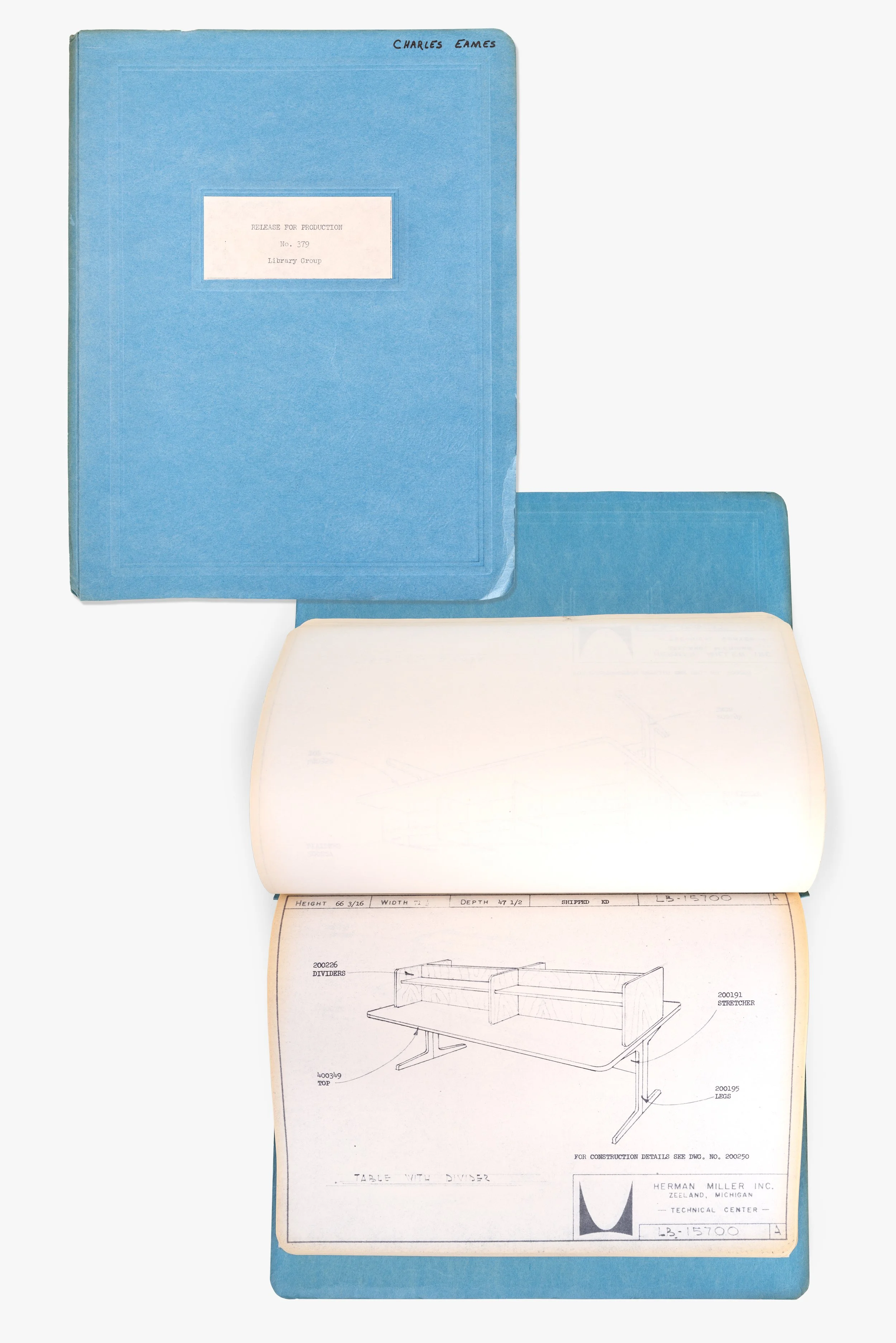 Charles Eames, Aktion Office "Release For Production" Book, 1960s