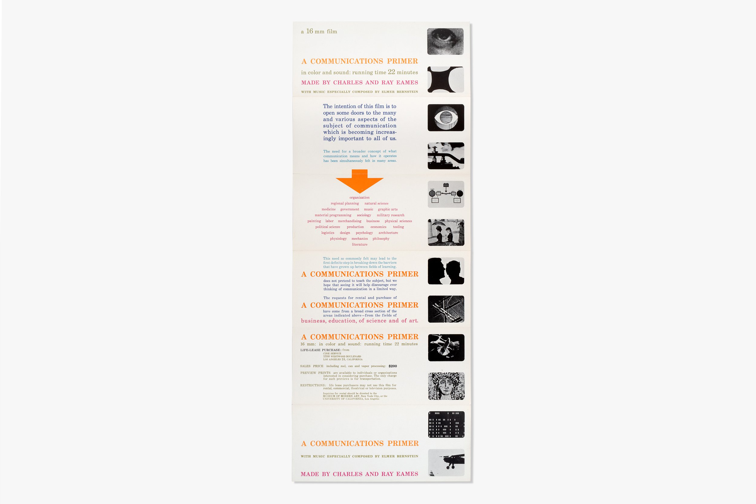 Eames, "A Communications Primer" Poster, 1953