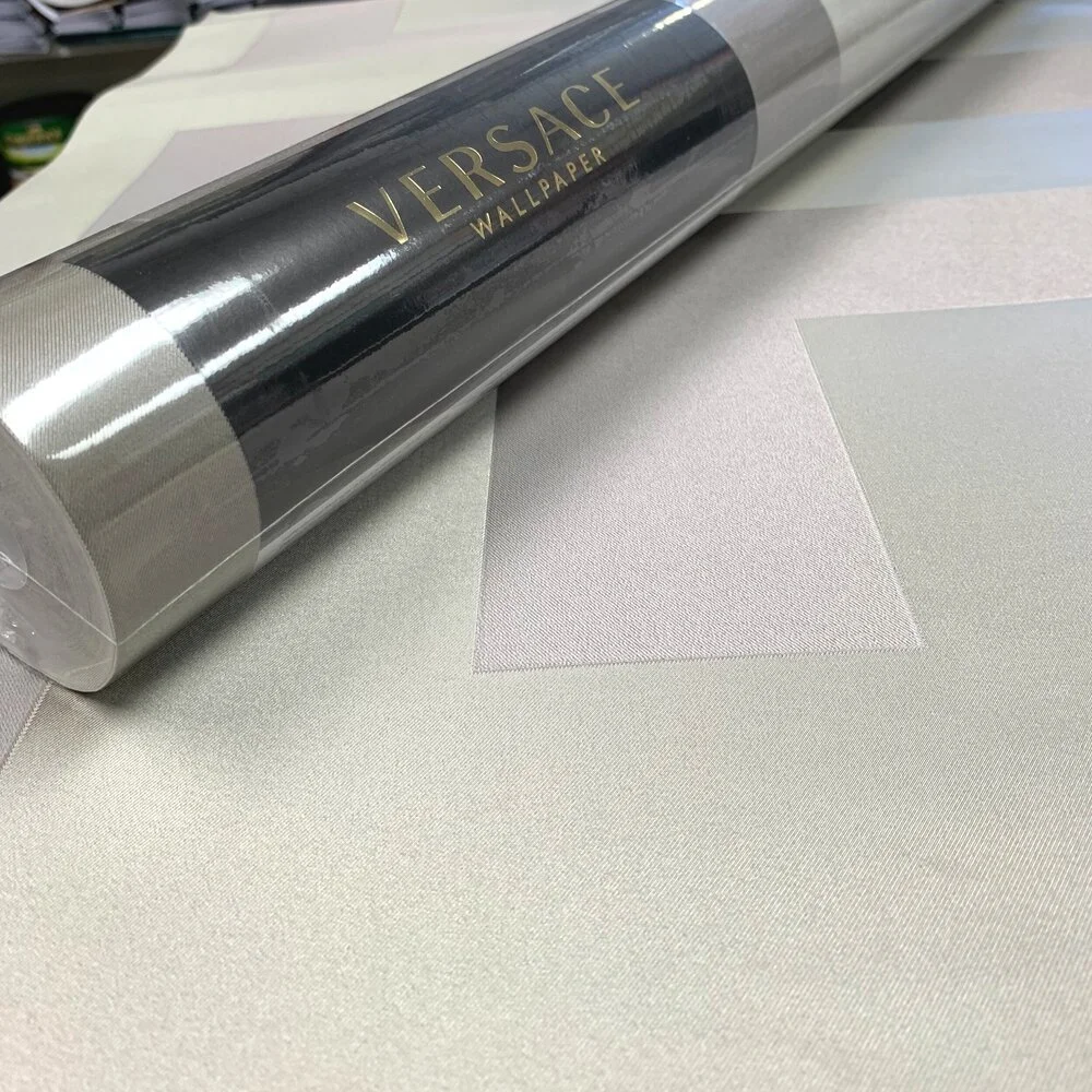 Versace Greek Key Champagne Wallpaper Versace 5 / V Wallpaper