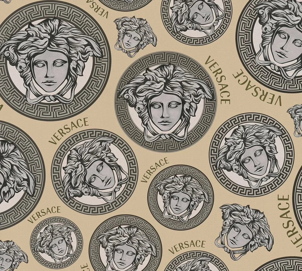 Versace 5 Medusa Head Wallpaper 386114 | Shop Wallpaper Online