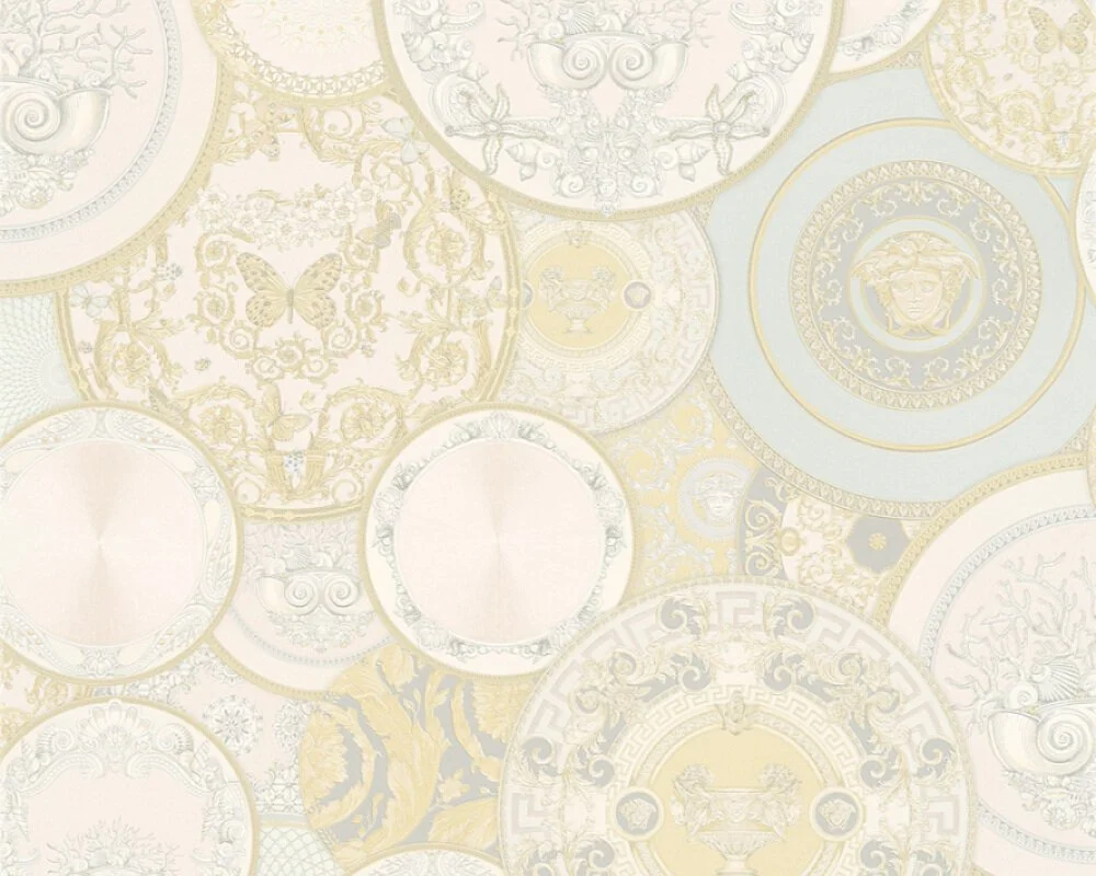 SAMPLE ONLY Versace Wallpaper Plates 349012 Store 2 WALLPAPERS