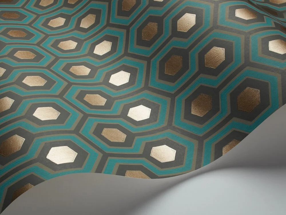 Cole & Son Hicks Hexagon Wallpaper 95/3018 Shop Wallpaper Online