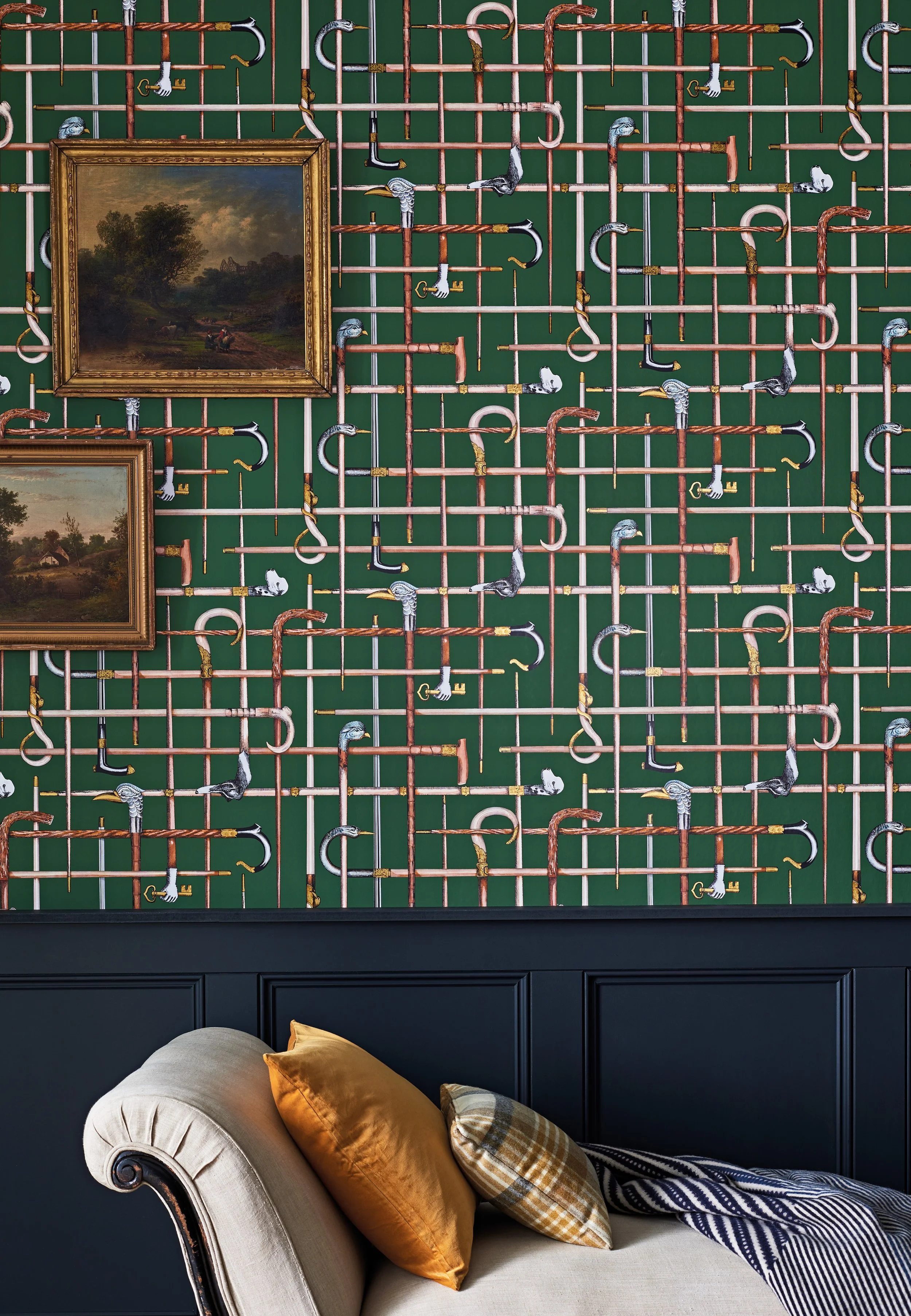 Cole & Son Bastoni Walking Cane Wallpaper 114/14027 Shop Wallpaper