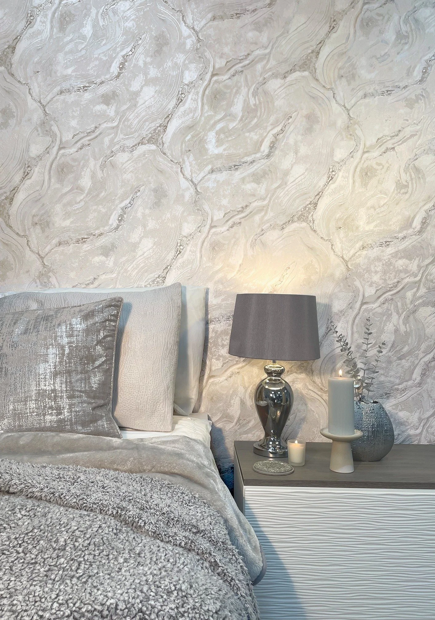 SAMPLE ONLY Palmetto Agate Marble Wallpaper 529463 Store 2