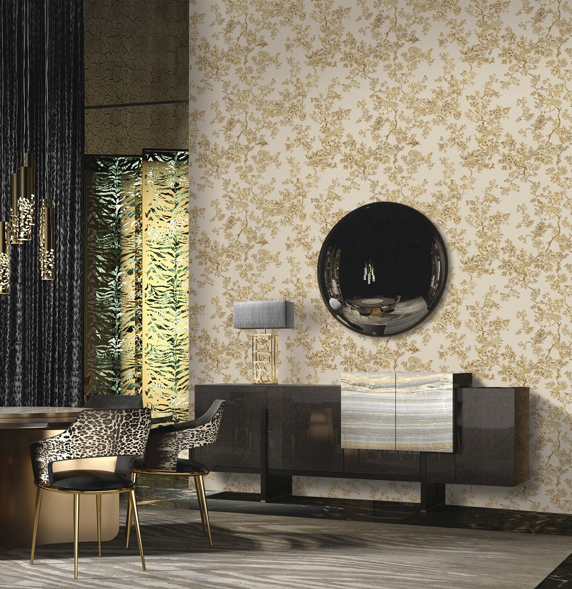 Authorized Dealer of RC18056 by Roberto Cavalli Wallpaper at Designer  Wallcoverings and Fabrics, Your online resource since 2007