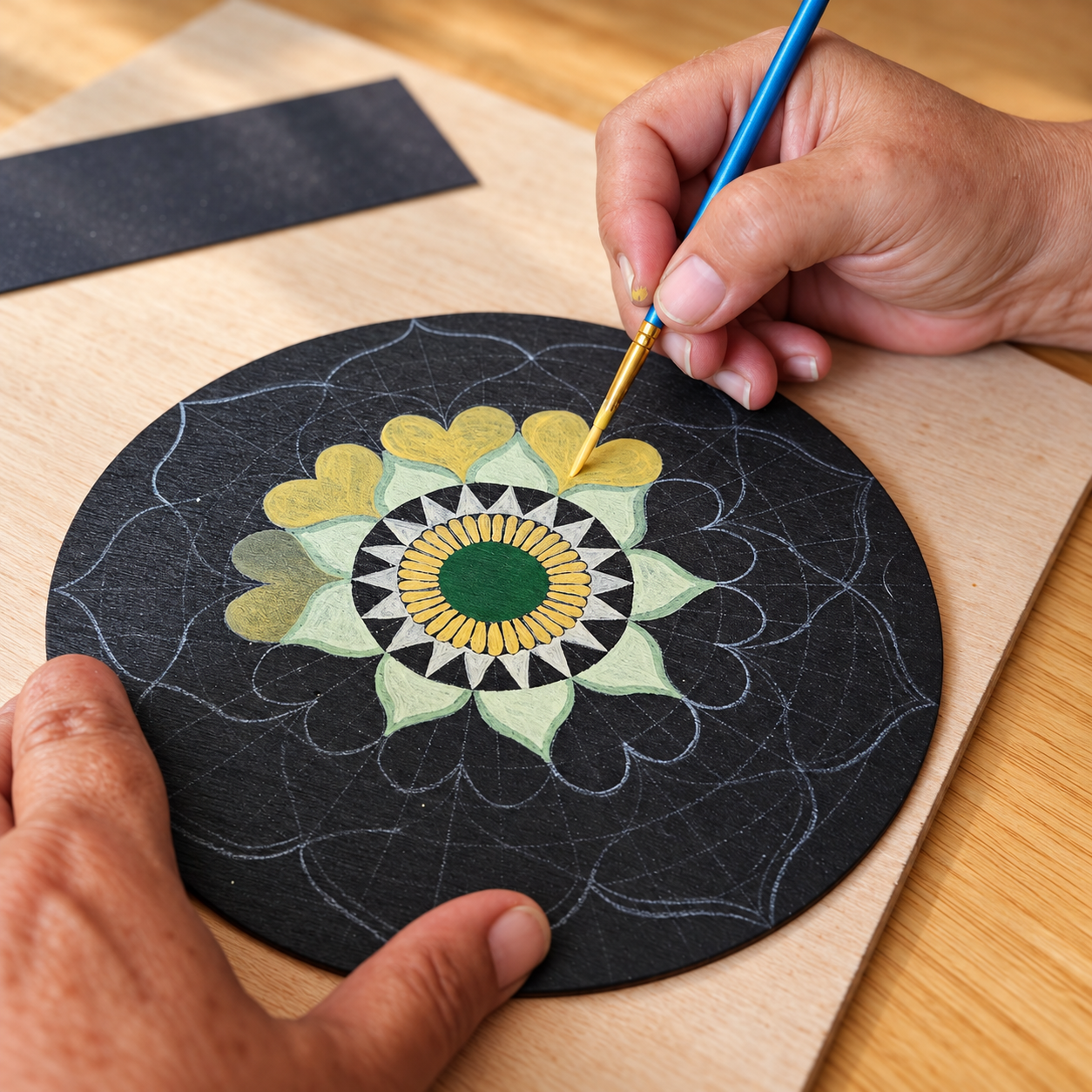 mandala verde en madera.png