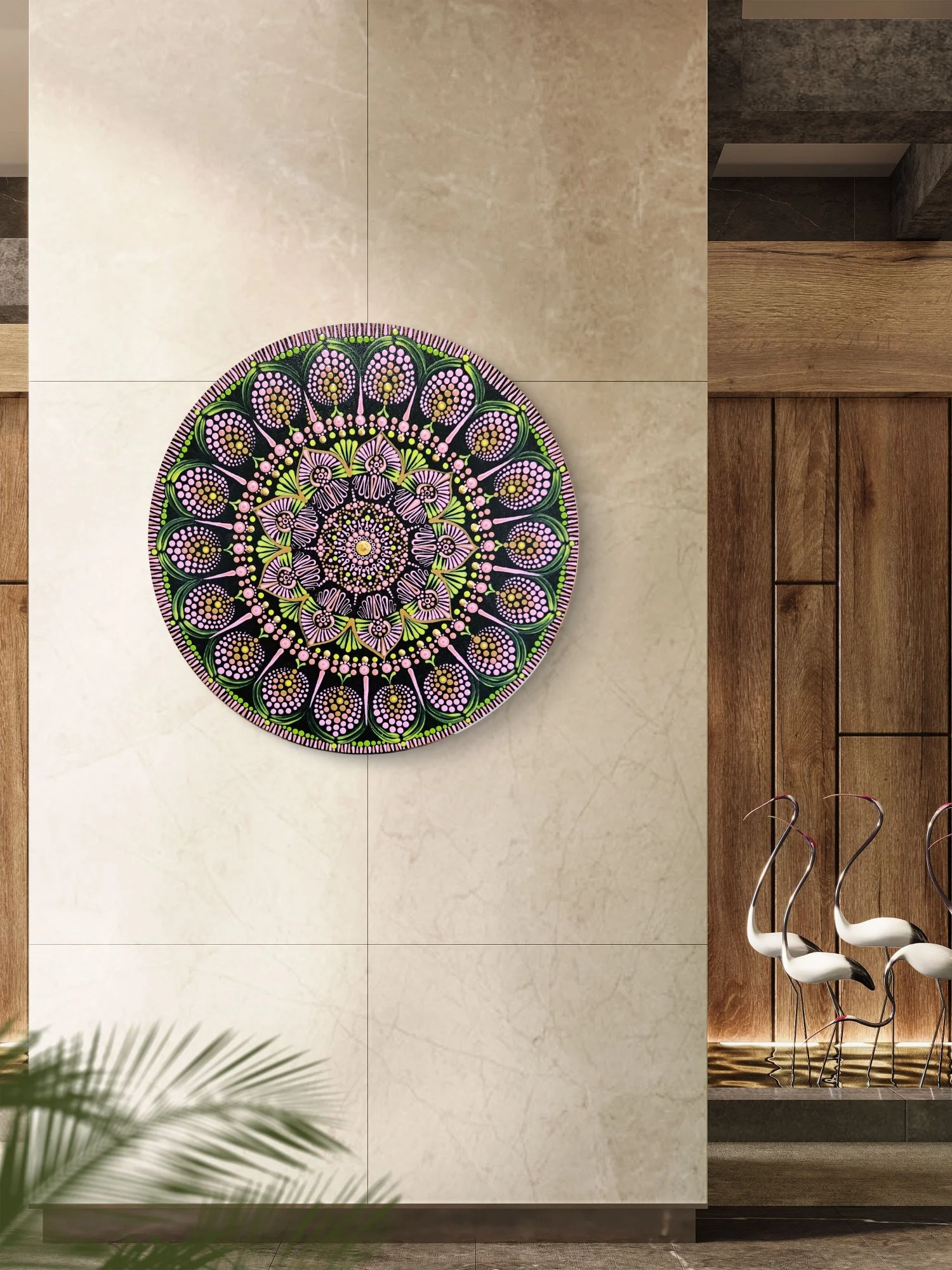 Mandala Alegría
140€
.
Mandala diámetro: 30 cm/ 11,8 inches
.
Técnica Puntillismo sobre Madera
.
Gastos de envío no incluídos
.
(Debido a las diferencias de calibración entre pantallas y dispositivos, los colores de la obra pueden variar ligeramente 