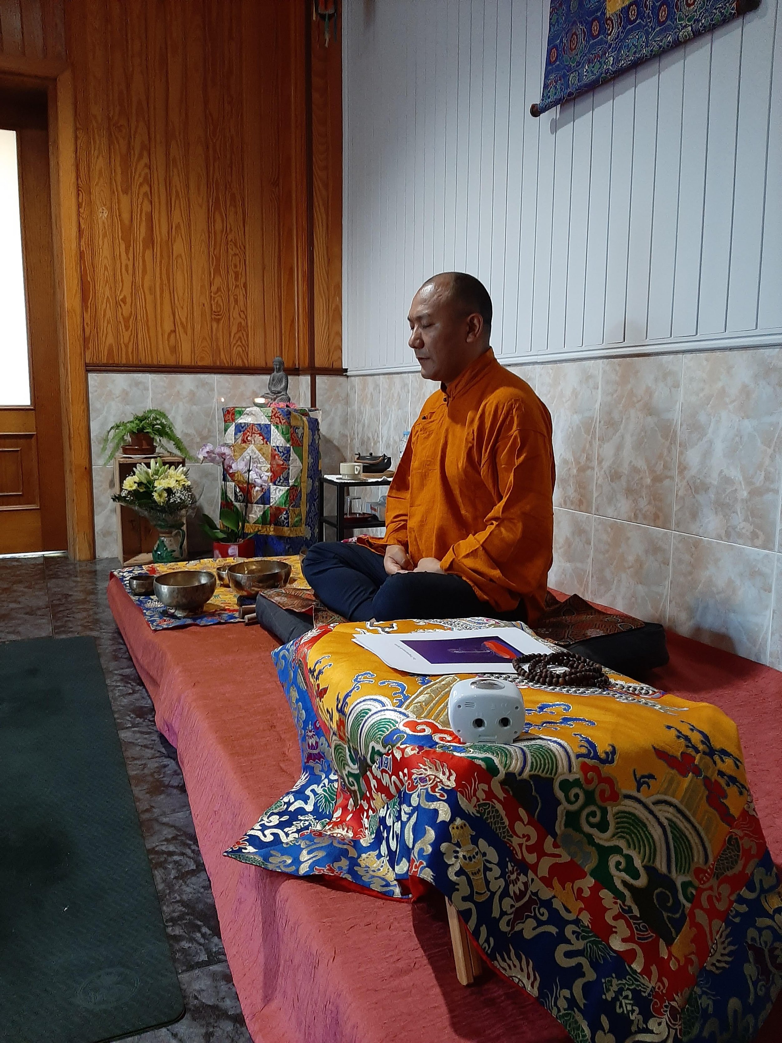Retiro con Geshe Lhundup Agosto