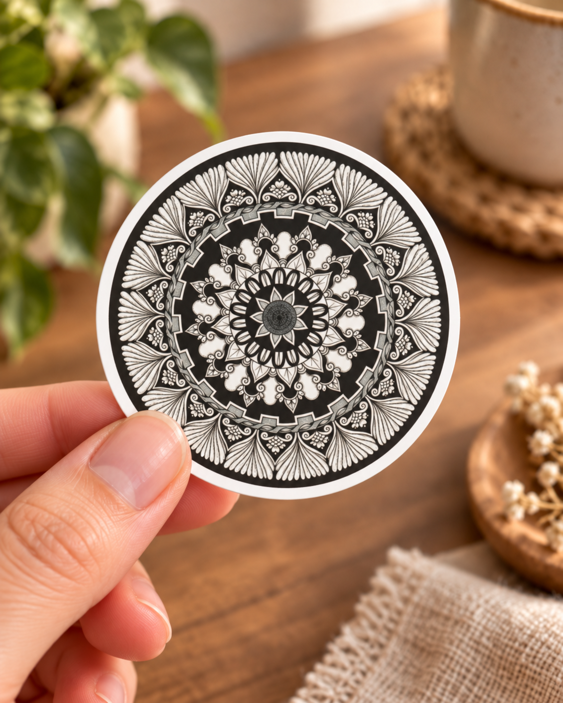 Mandala Wild Nature – Pegatina Artística
