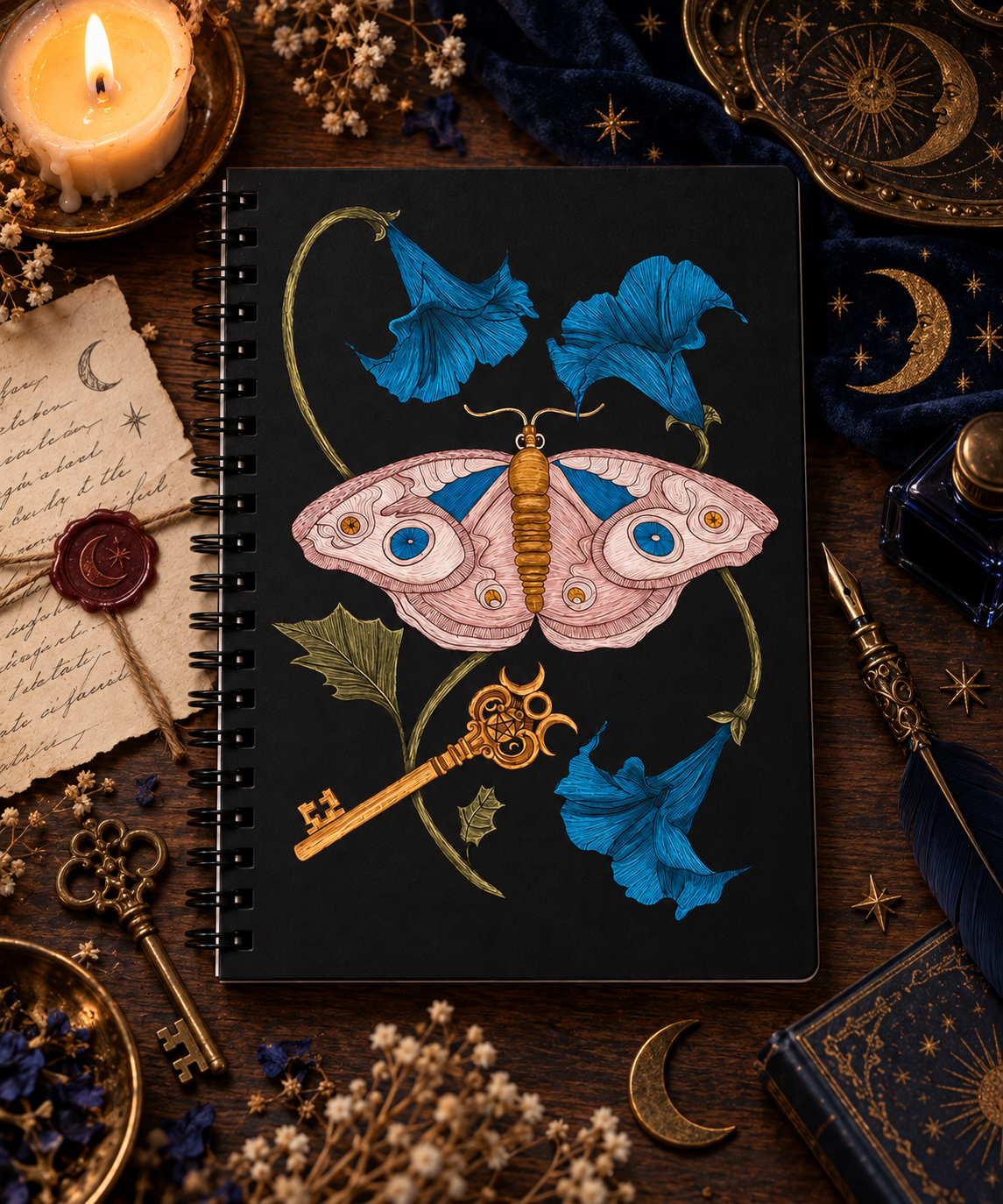 Cuaderno A5 Mensaxe Nocturno
