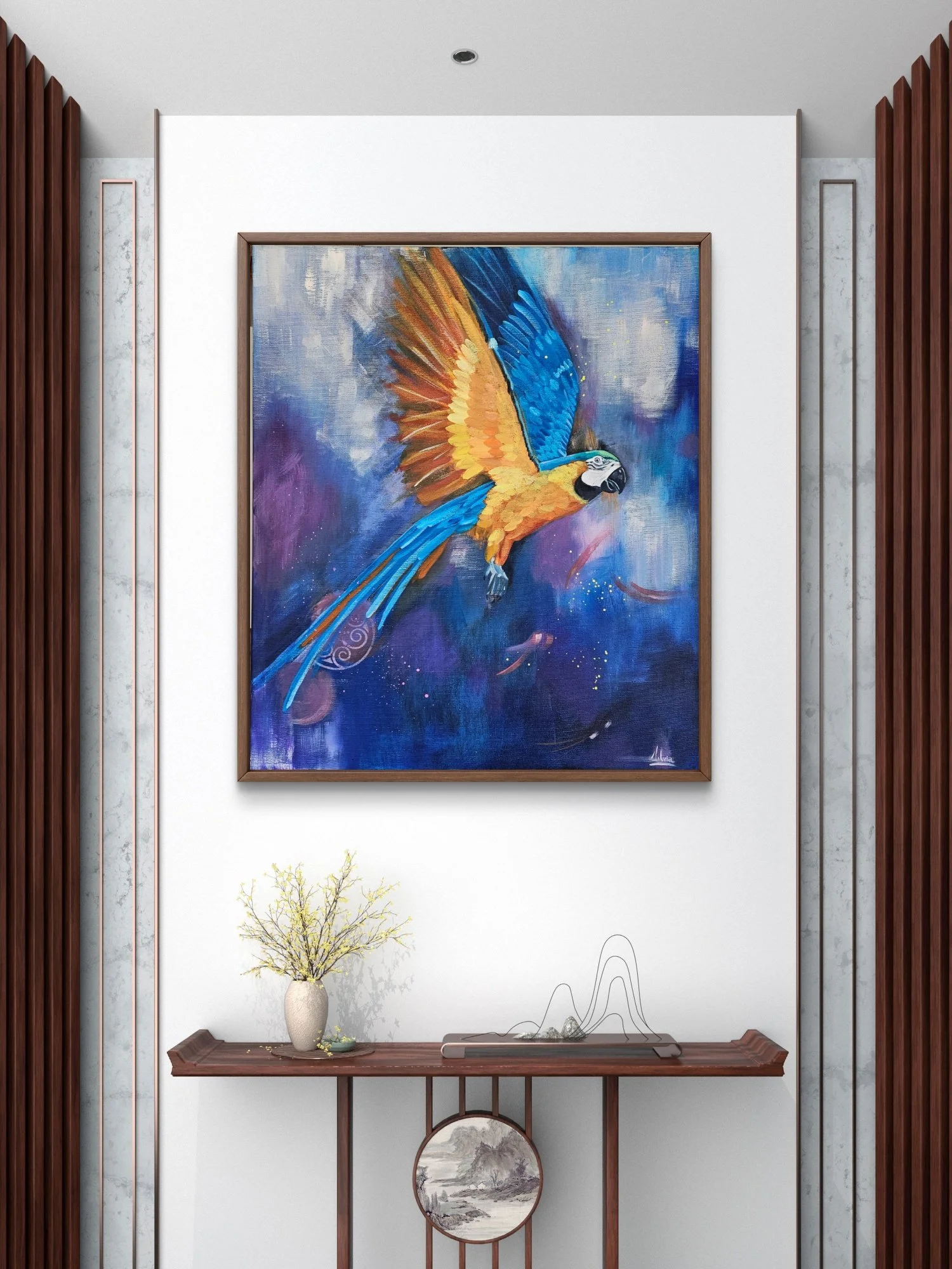 Flying Free/ Volando Libre
.
392€
.
Acrílico sobre lienzo.
55 x 46 cm // 21,6 x 18,11 inches
.
No incluye el marco.
Gastos de envío no incluídos.
.