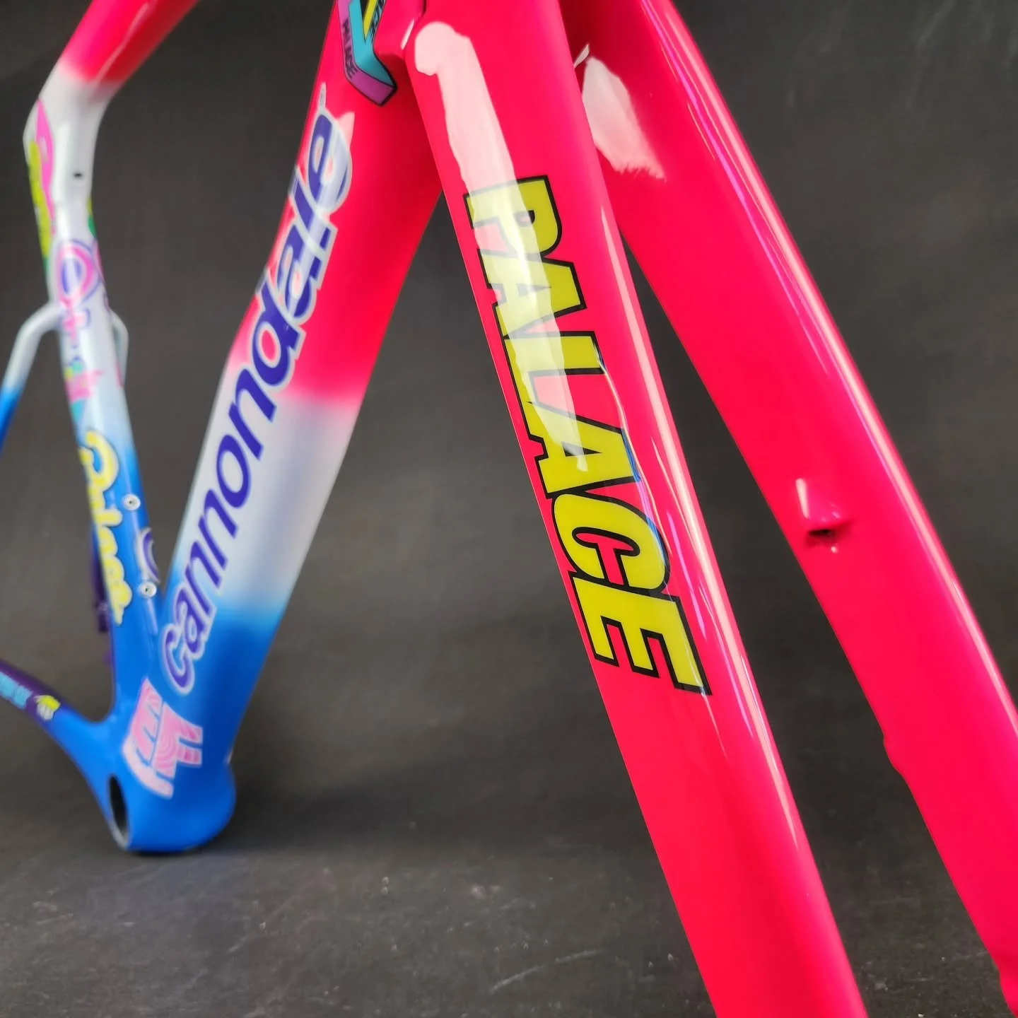 Cannondale SystemSix / Palace &times; Rapha team bike replica +

BIG thanks to RJ and BN for their knowledge and effort in helping me get this as humanly accurate to the original team bikes.

&hearts;️&hearts;️ always to @fixallthebikes &amp; @harry.