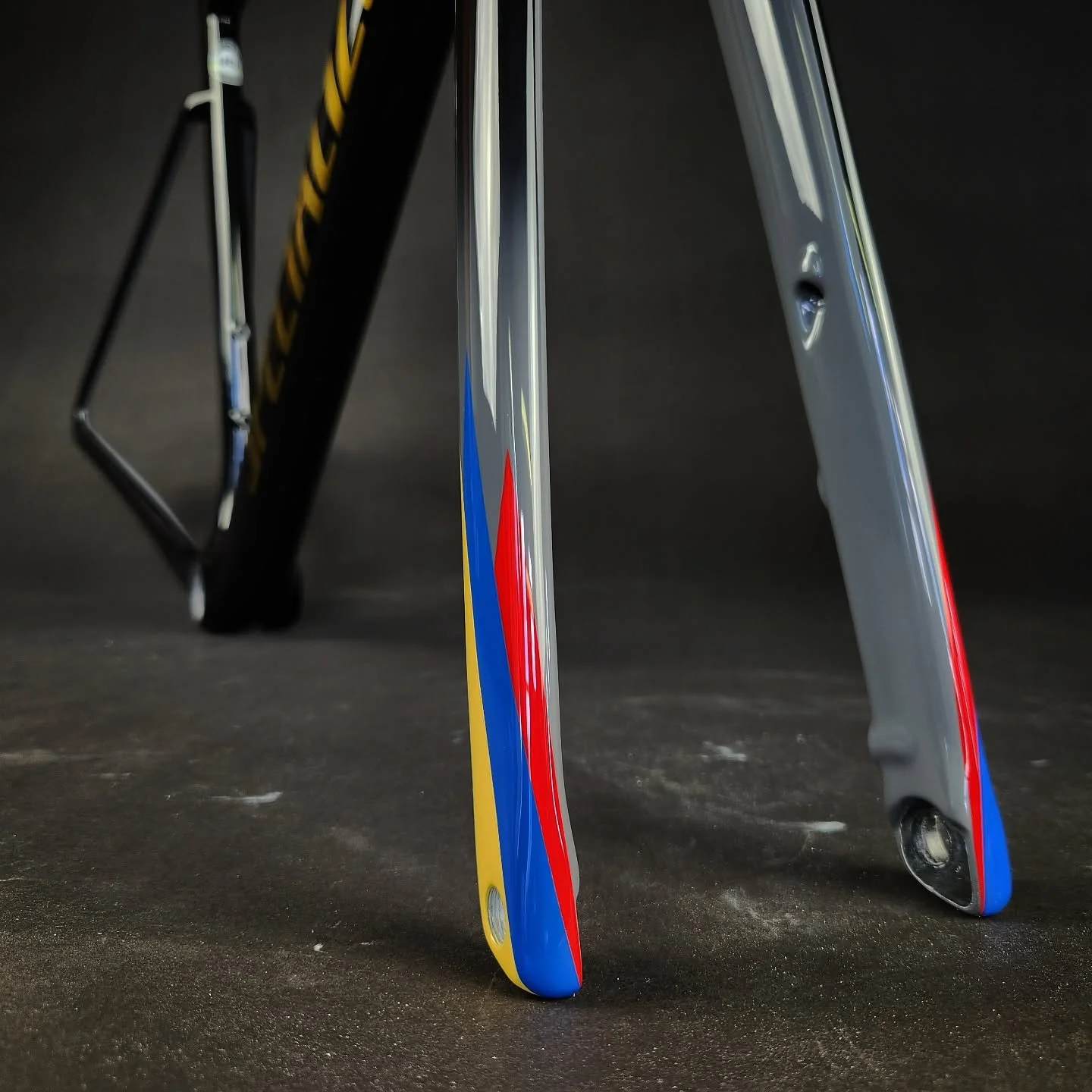 My guy, Aldrin, designed himself a paint job for his new Tarmac and this is how it turned out. 
.
.
.
@iamspecialized #specialized #specializedtarmac #custompaint #customdesign #Columbia #unitedstates #holyroller #jlcustompaint @low_life_jordan