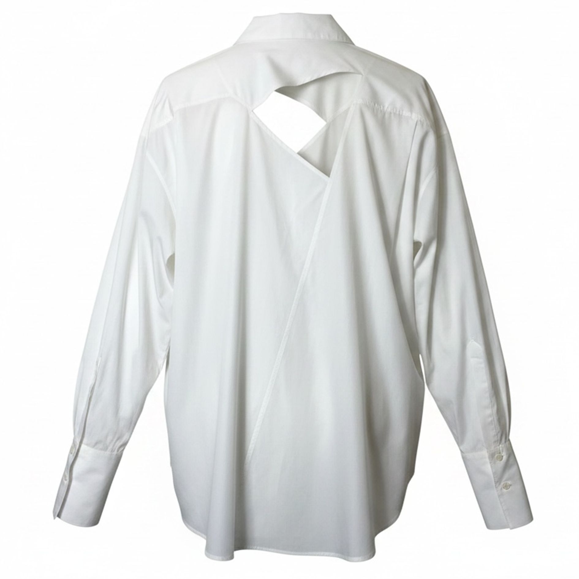 TRIANGLE CUT OUT SHIRT