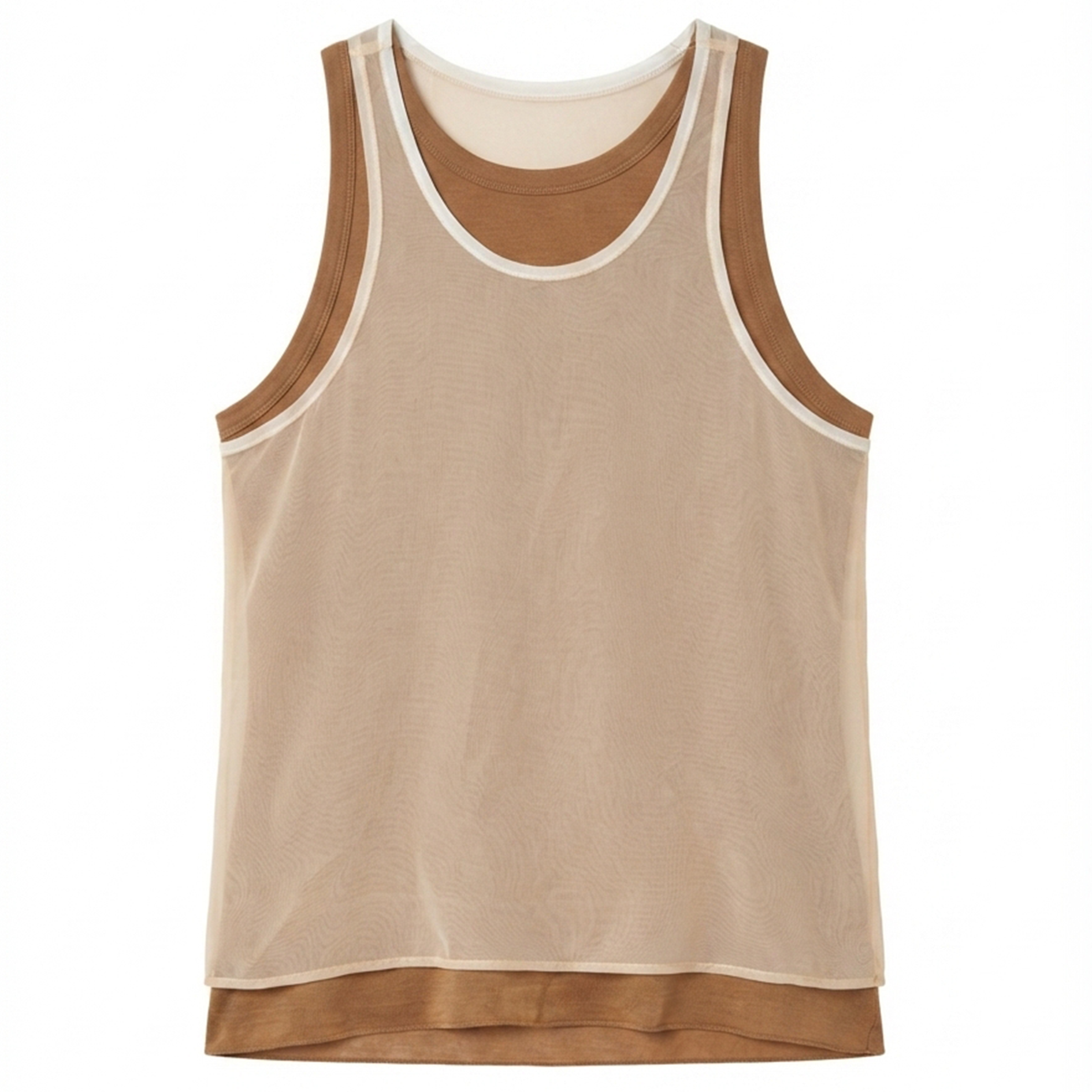 SILK DOUBLE TANK TOP